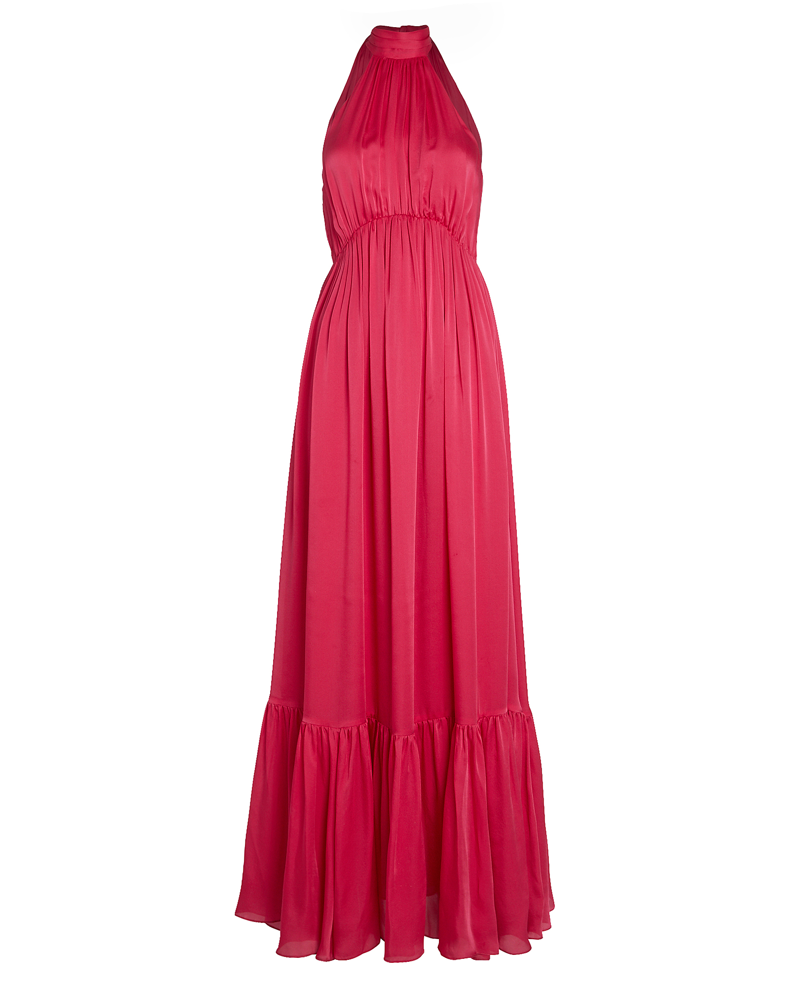 Zimmermann | Gathered Silk Chiffon Gown | INTERMIX®