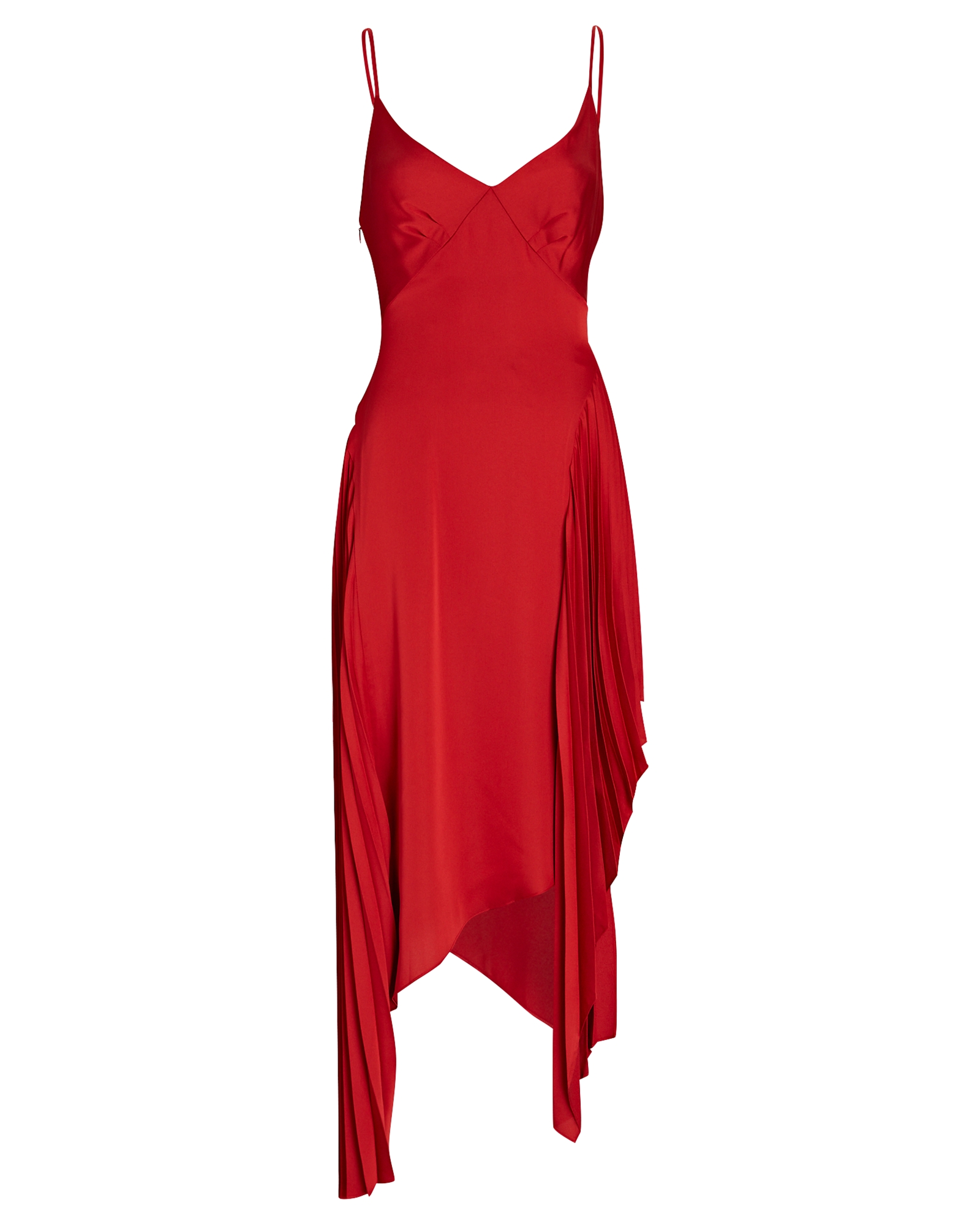 Monse Pleated Asymmetrical Slip Dress | INTERMIX®