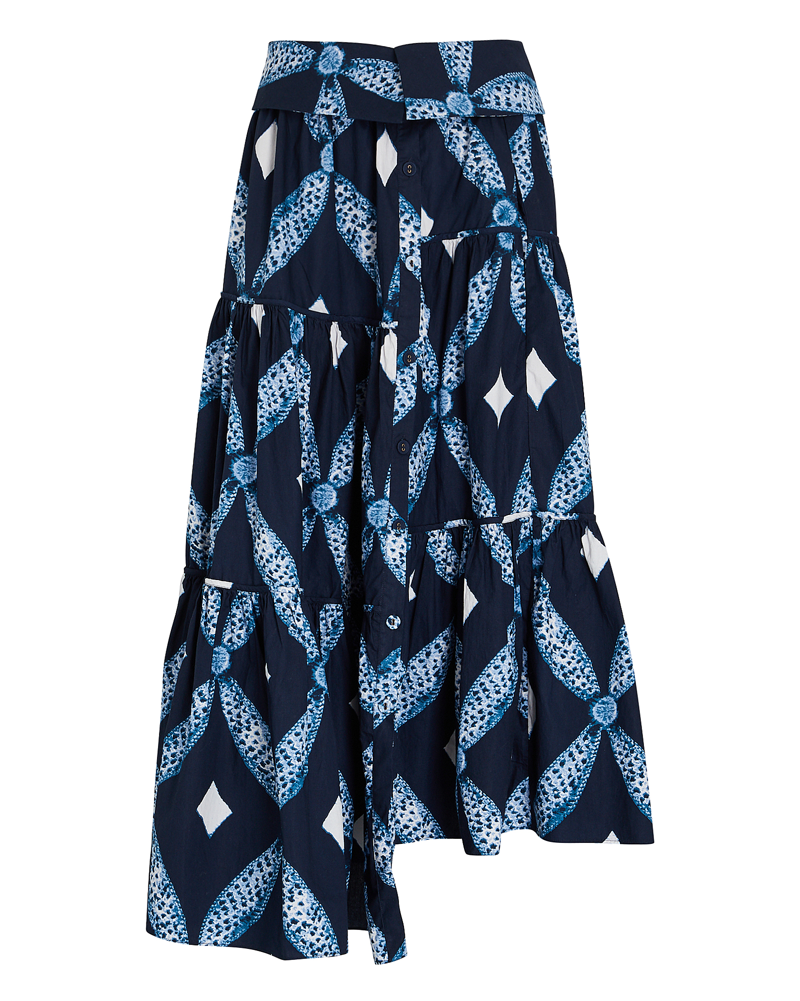 Ulla Johnson Eiko Printed Asymmetric Skirt | INTERMIX®
