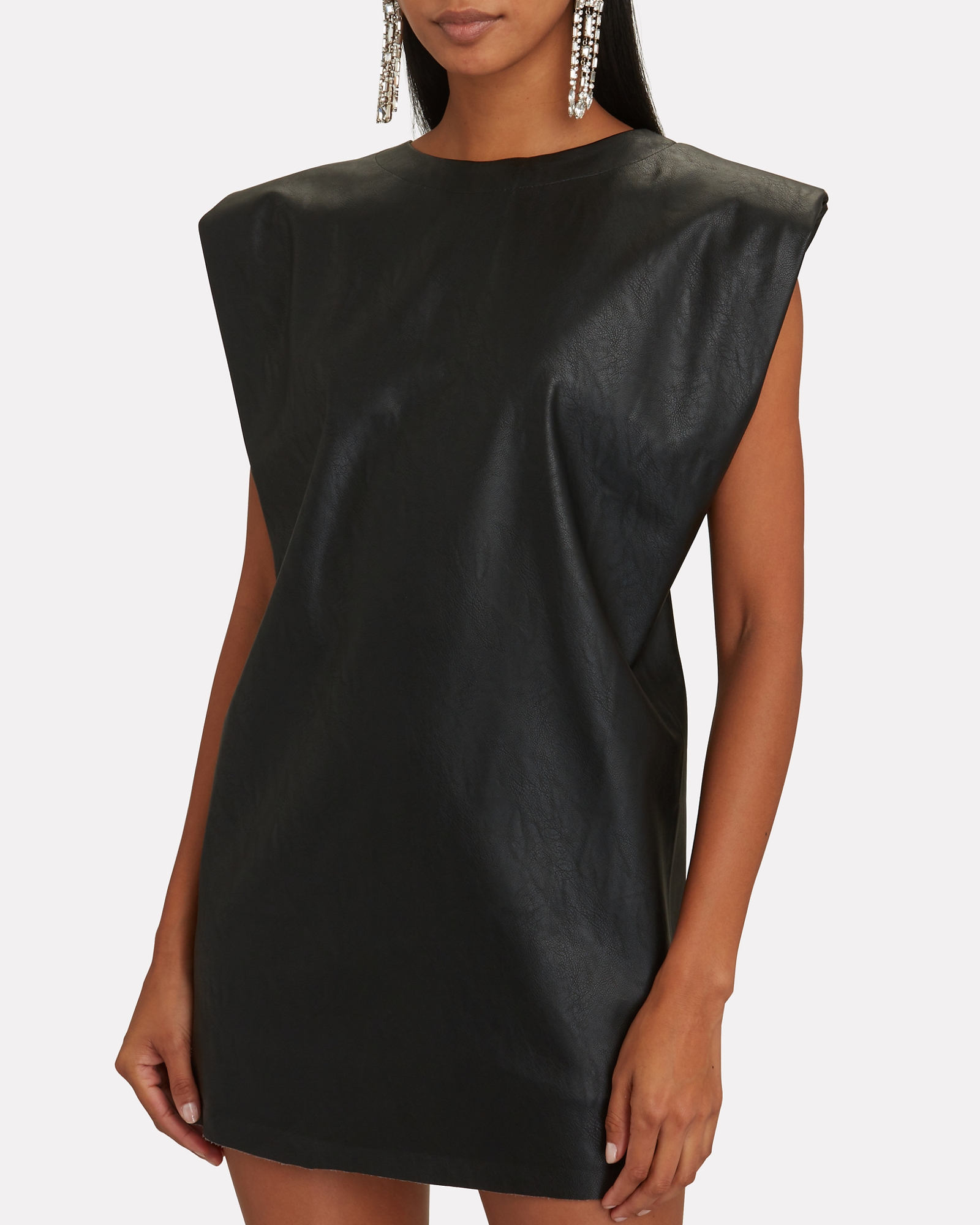 Nonchalant The Label Imogen Structured Shoulder Mini Dress | INTERMIX®