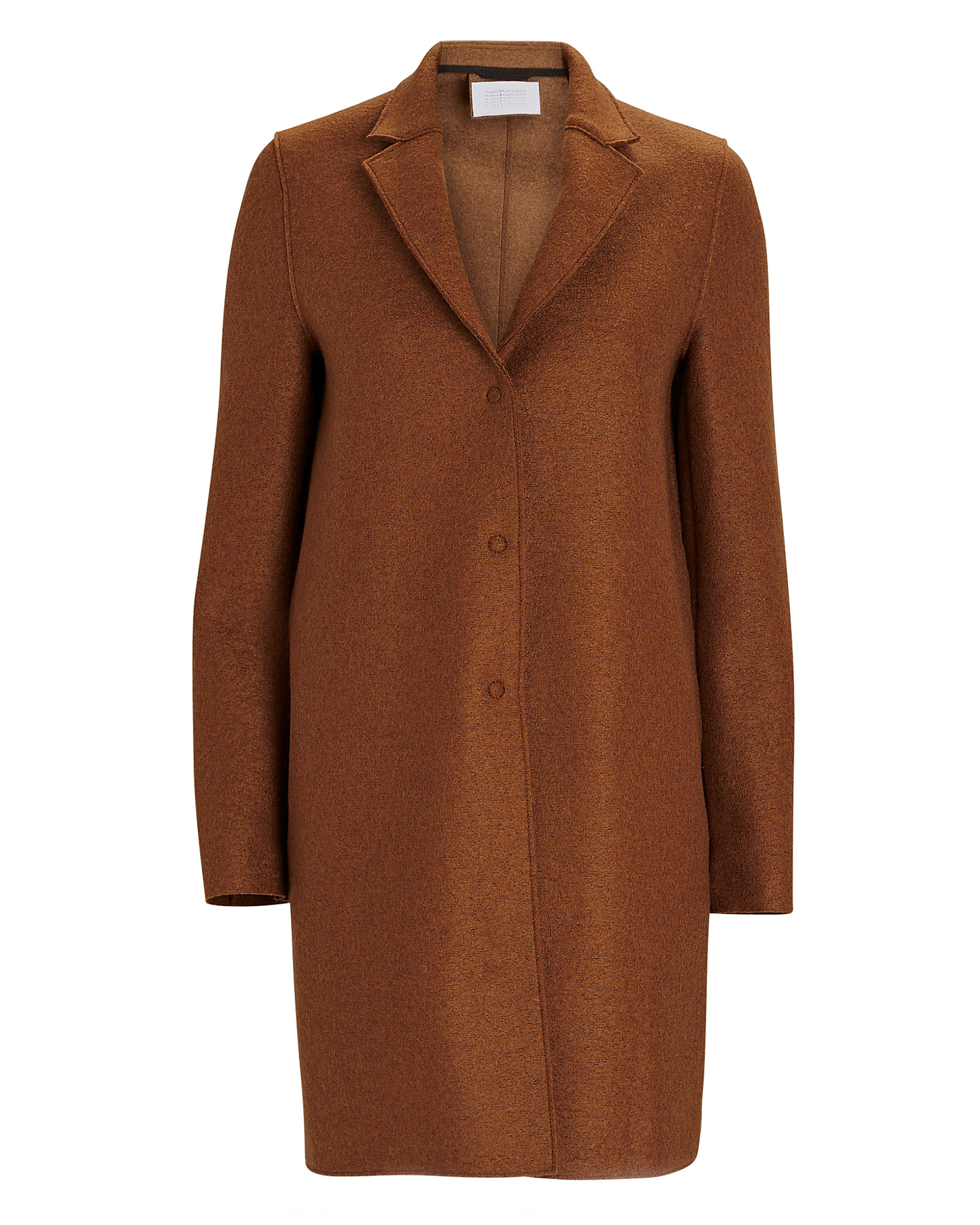 Harris Wharf London Cocoon Pressed Wool Coat | INTERMIX®