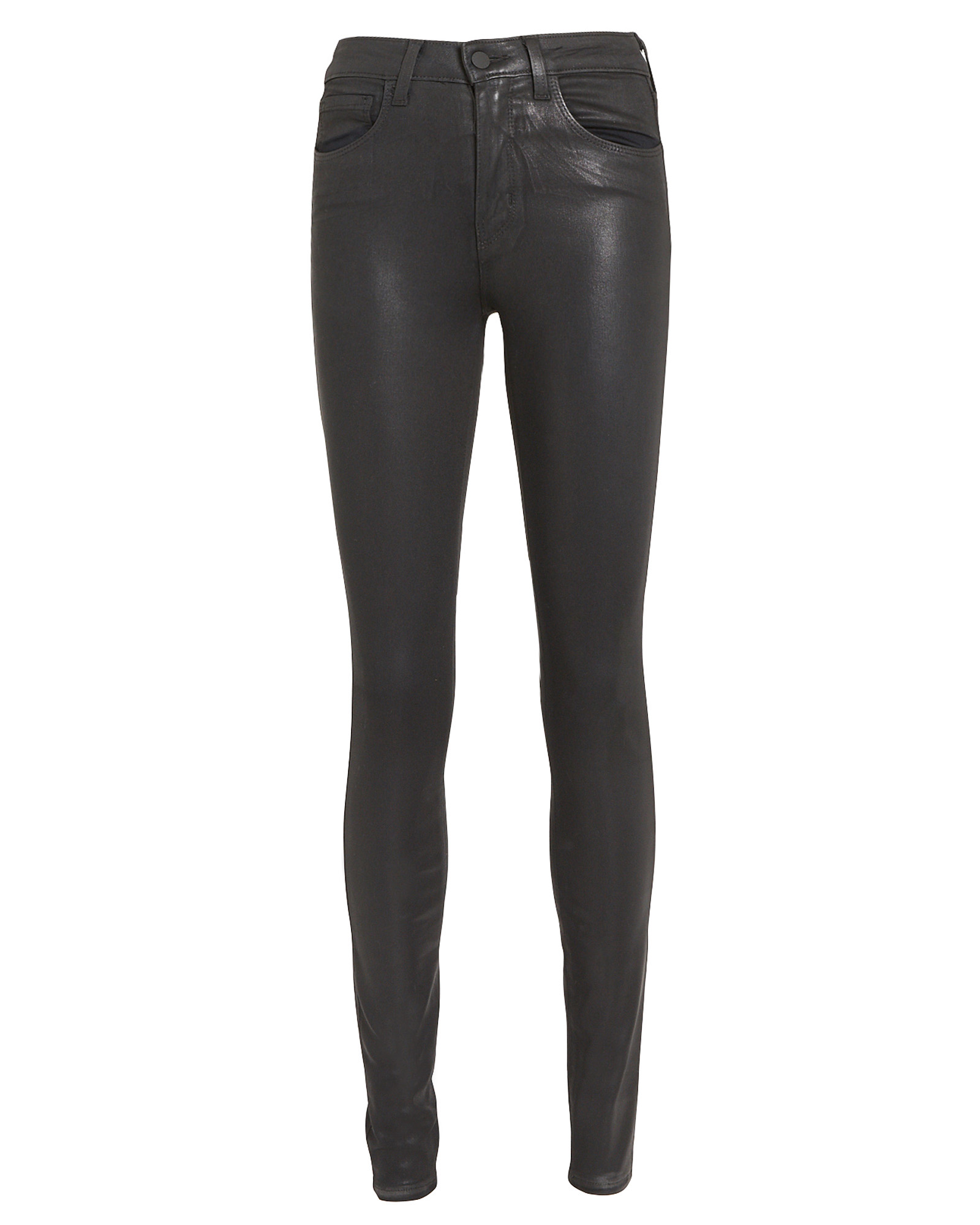 L AGENCE MARGUERITE COATED SKINNY JEANS,060036903775
