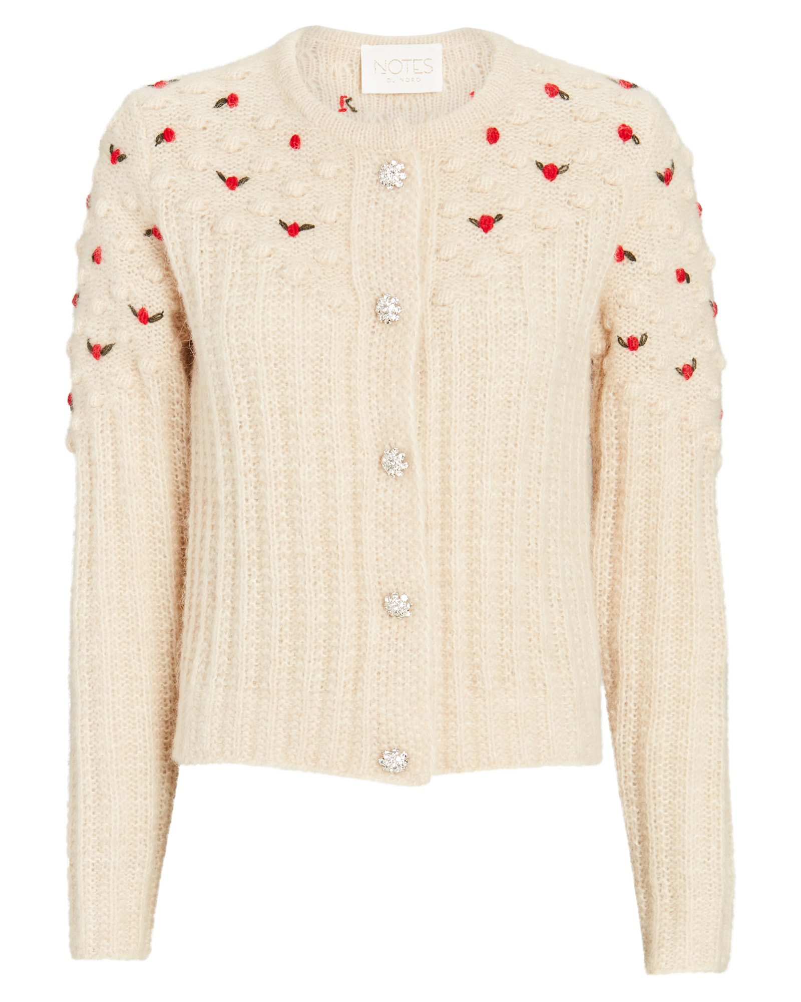 Notes Du Nord Rollo Embroidered Cardigan | INTERMIX®