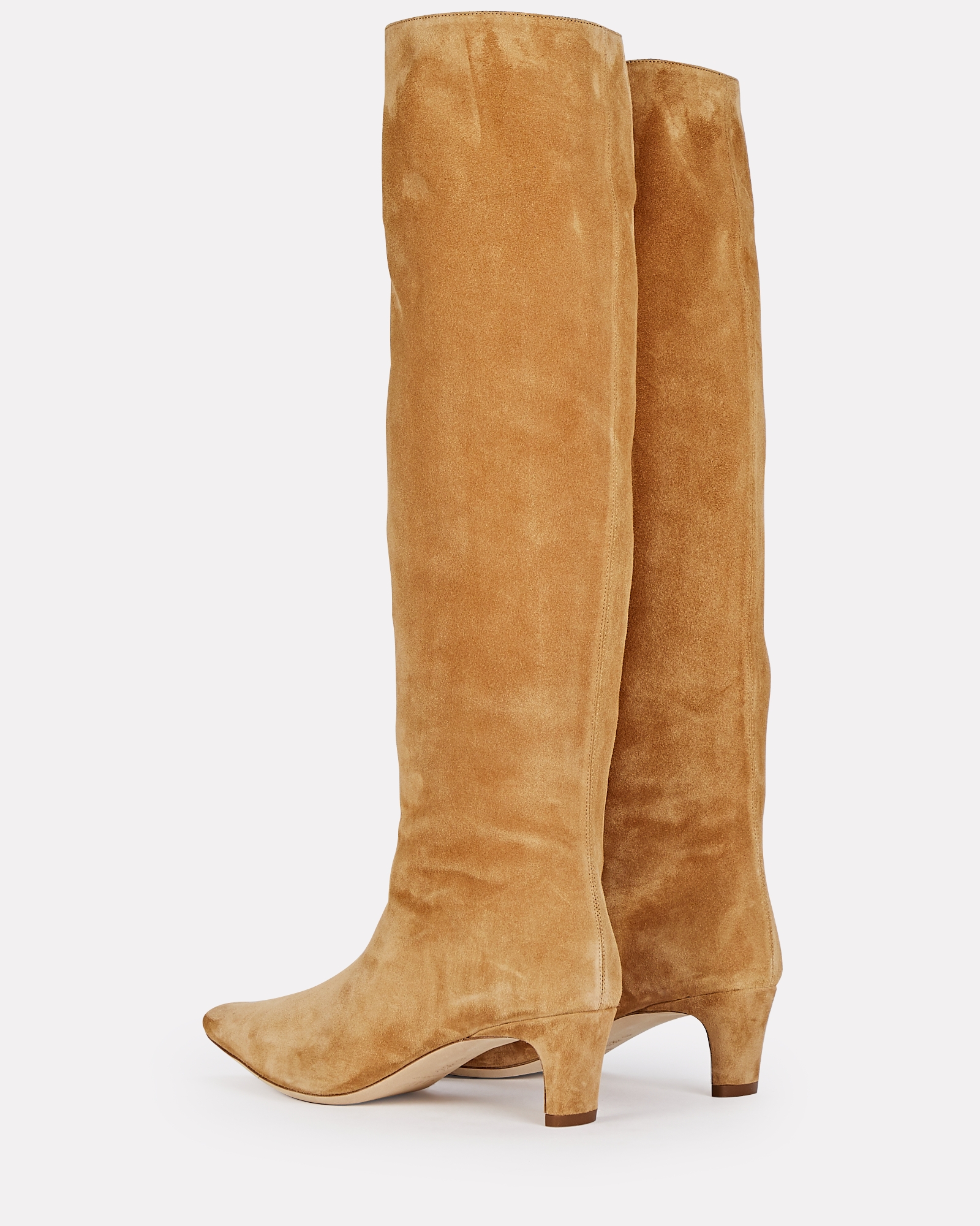 STAUD Wally Suede Knee-High Boots | INTERMIX®
