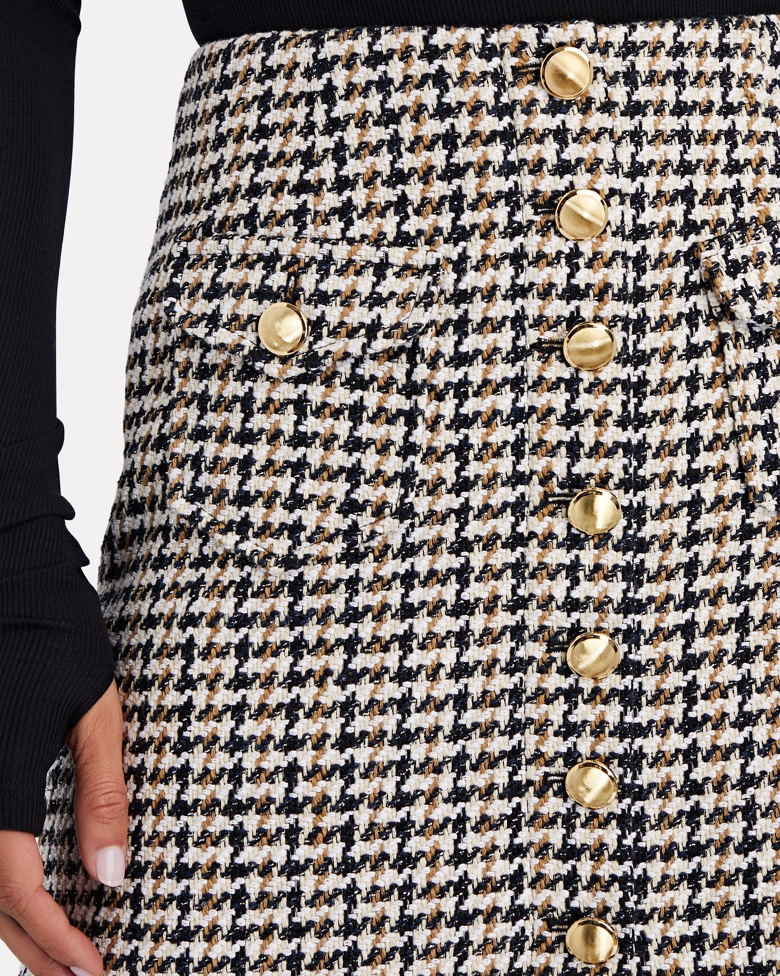 INTERMIX Private Label Coco Tweed Mini Skirt | INTERMIX®
