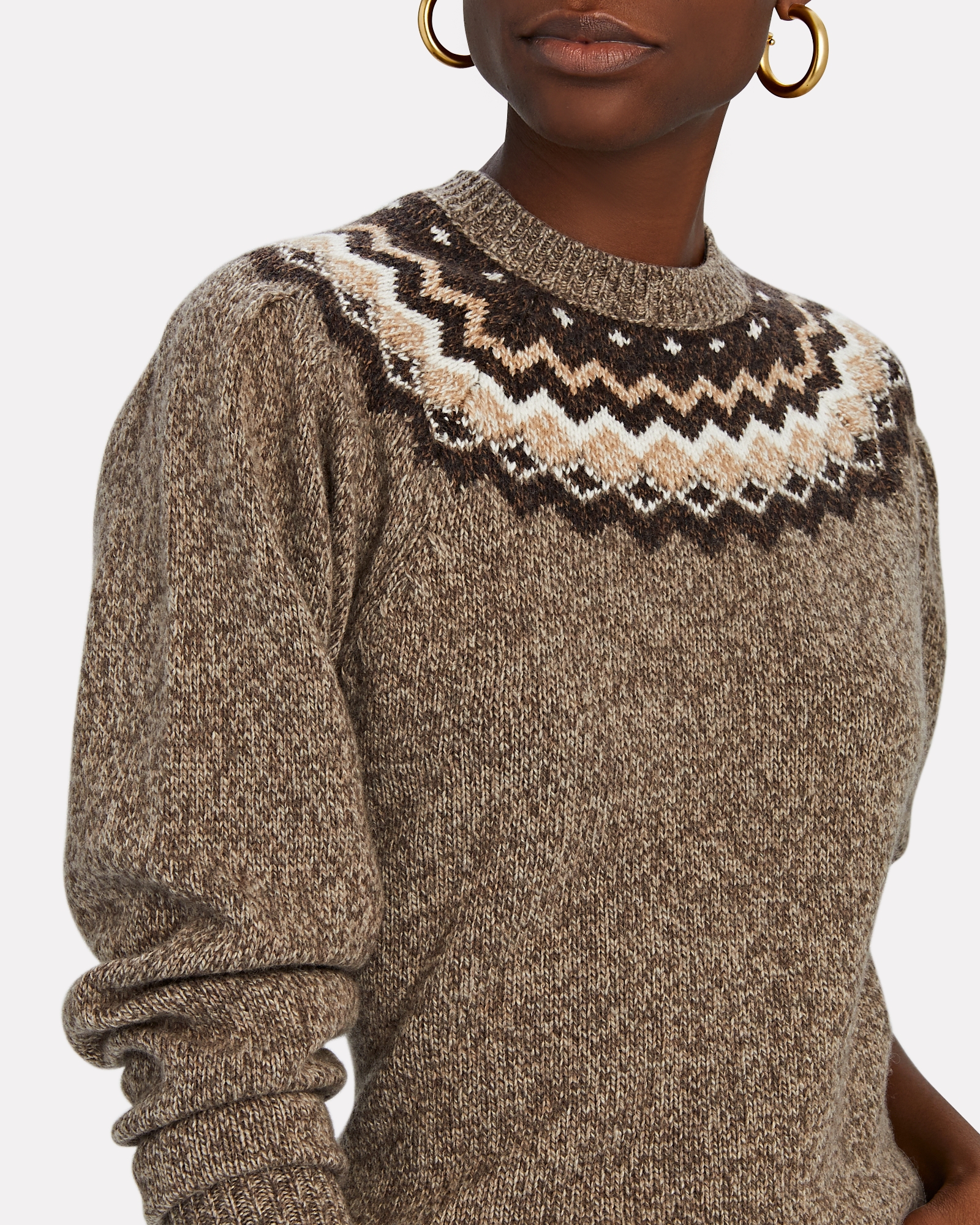 FRAME Fair Isle Crewneck Sweater | INTERMIX®