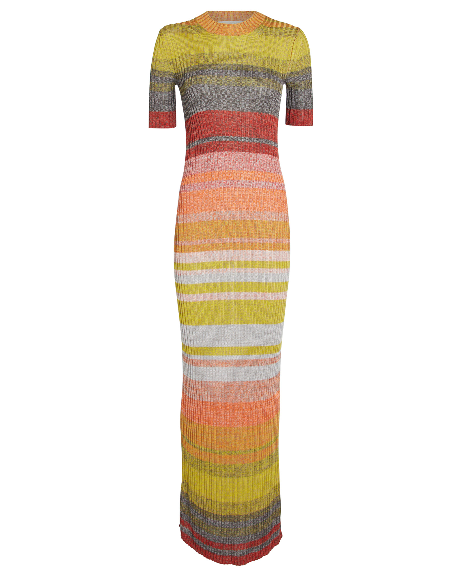 Zimmermann Brightside Striped Rib Knit Dress | INTERMIX®