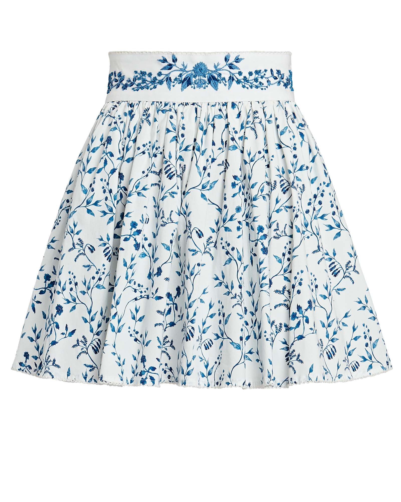 Agua by Agua Arandano Floral Cotton Mini Skirt | INTERMIX®