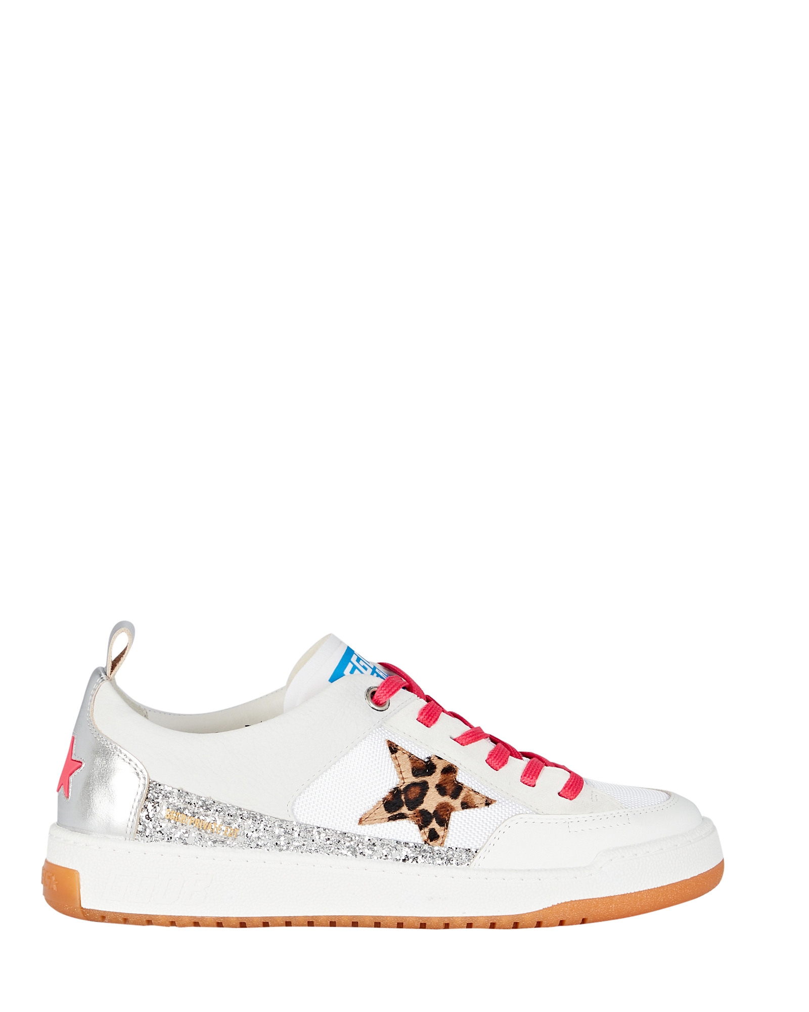 Golden Goose Yeah Leather Low-Top Sneakers in White | INTERMIX®