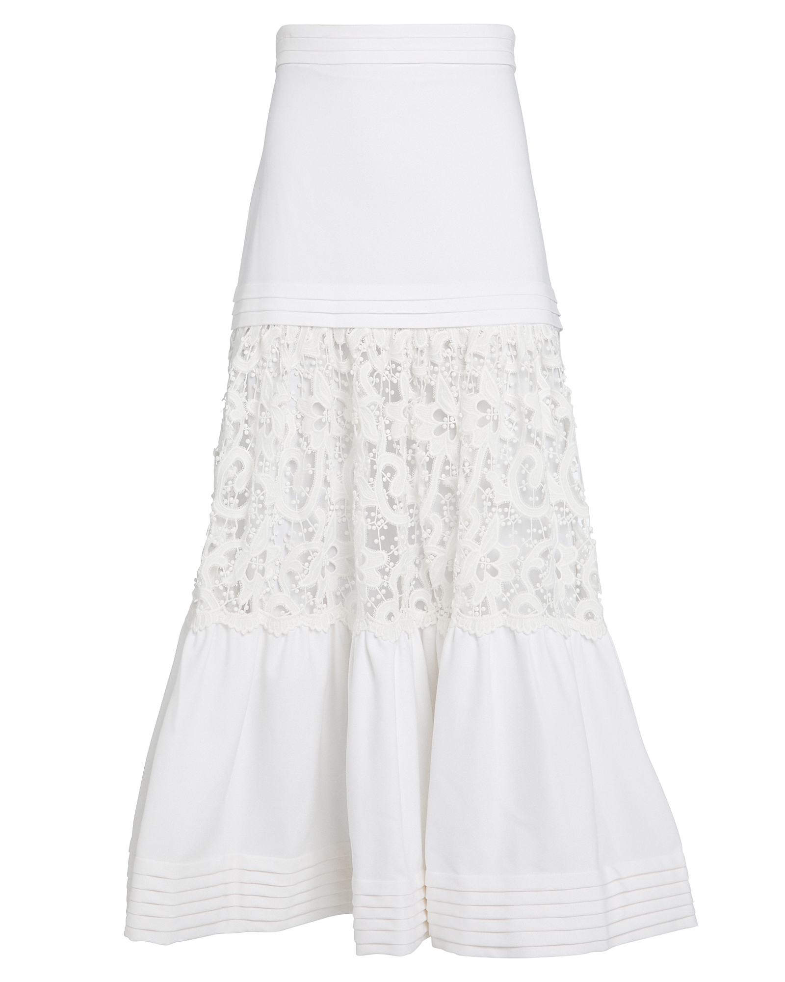 ALEXIS ALEXIS GWENDA EMBROIDERED LACE SKIRT,060046455943