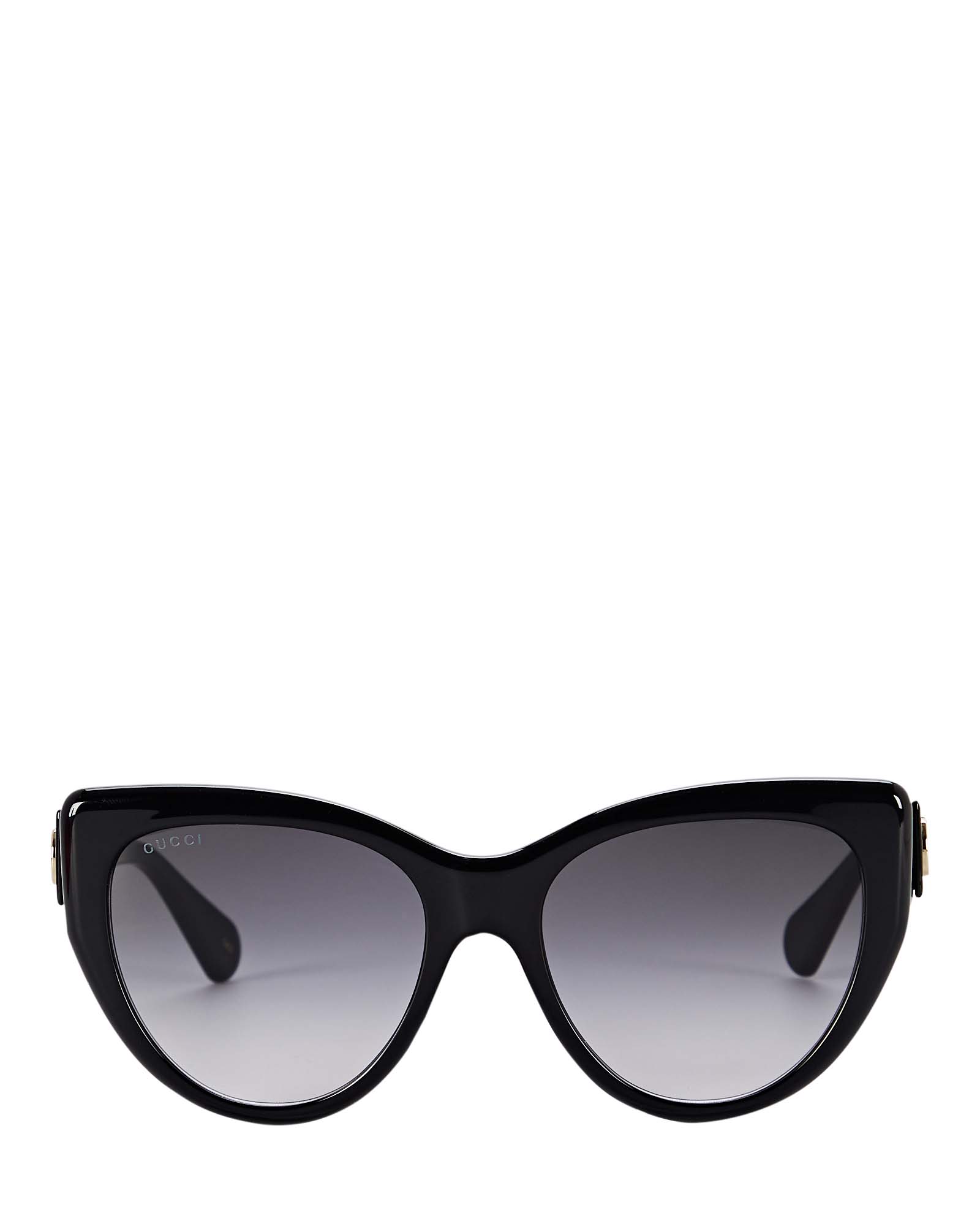 Gucci Oversized Feminine Cat Eye Sunglasses | INTERMIX®