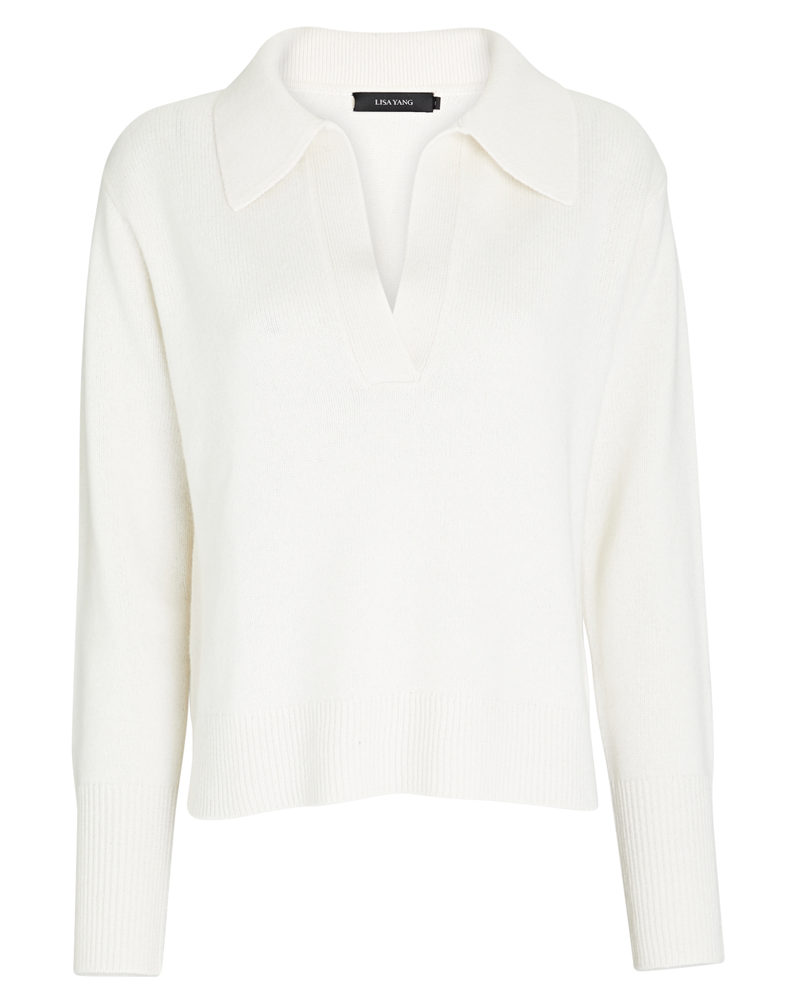 Lisa Yang Serena Cashmere Polo Sweater | INTERMIX®
