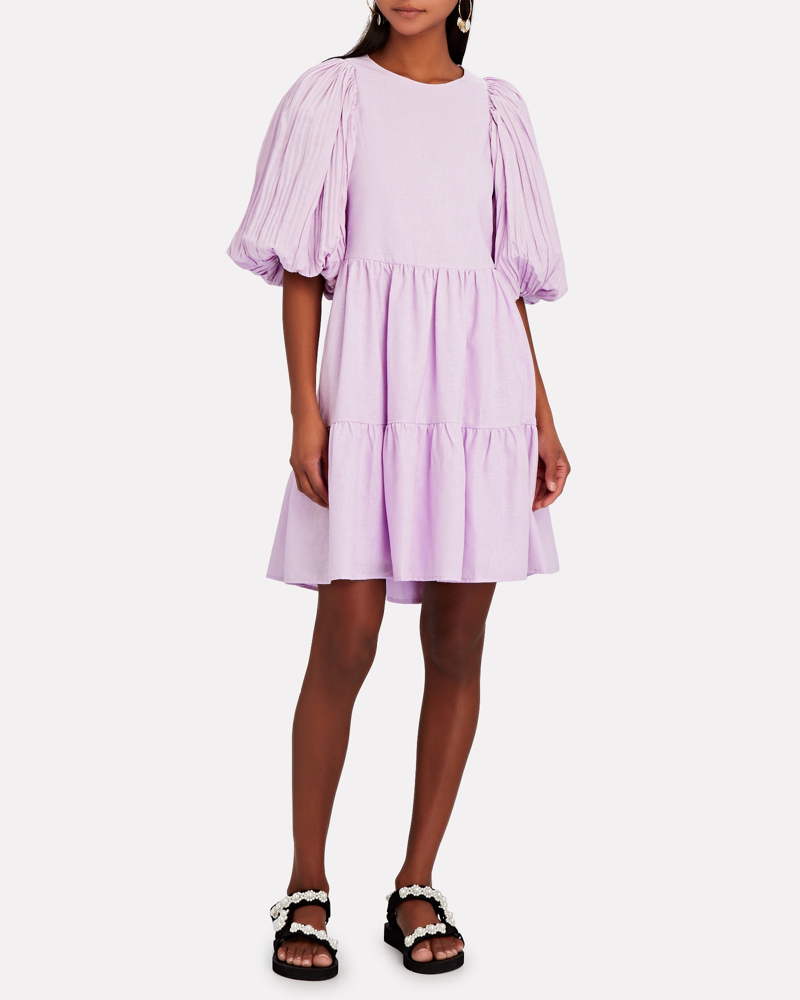 Sea Bailey Puff Sleeve Mini Dress | INTERMIX®