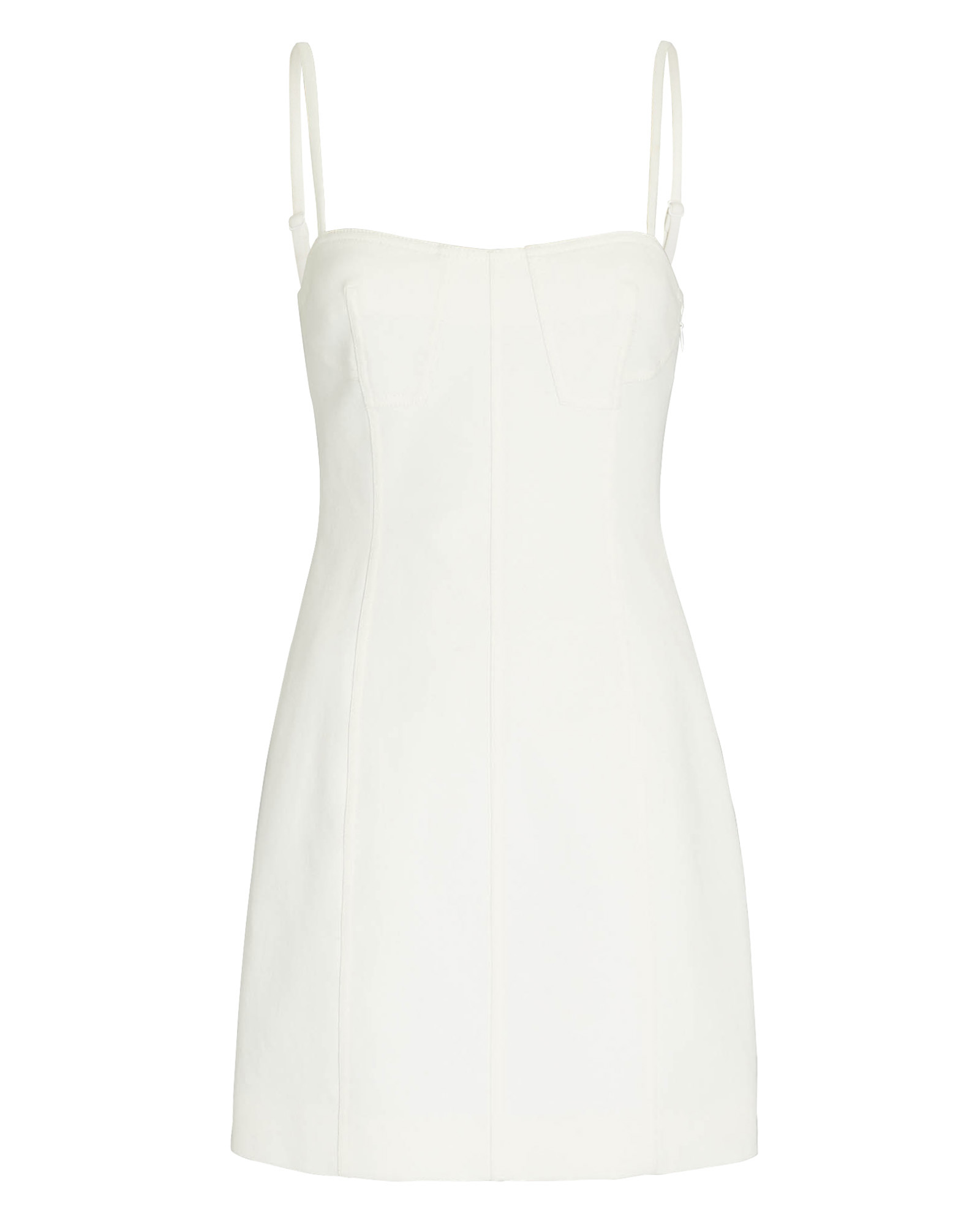 Derek Lam 10 Blair Bustier Mini Dress In White | INTERMIX®