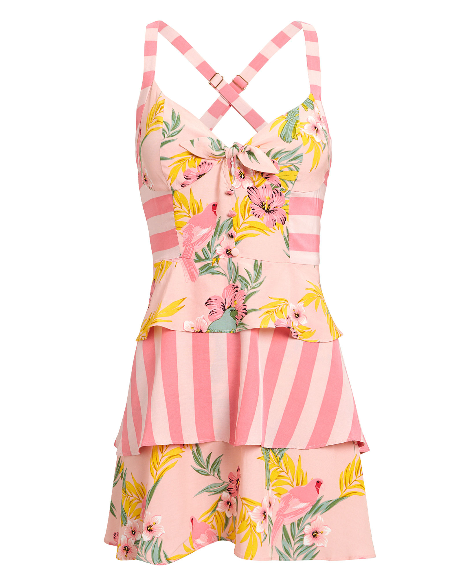 For Love & Lemons Antigua Mini Dress