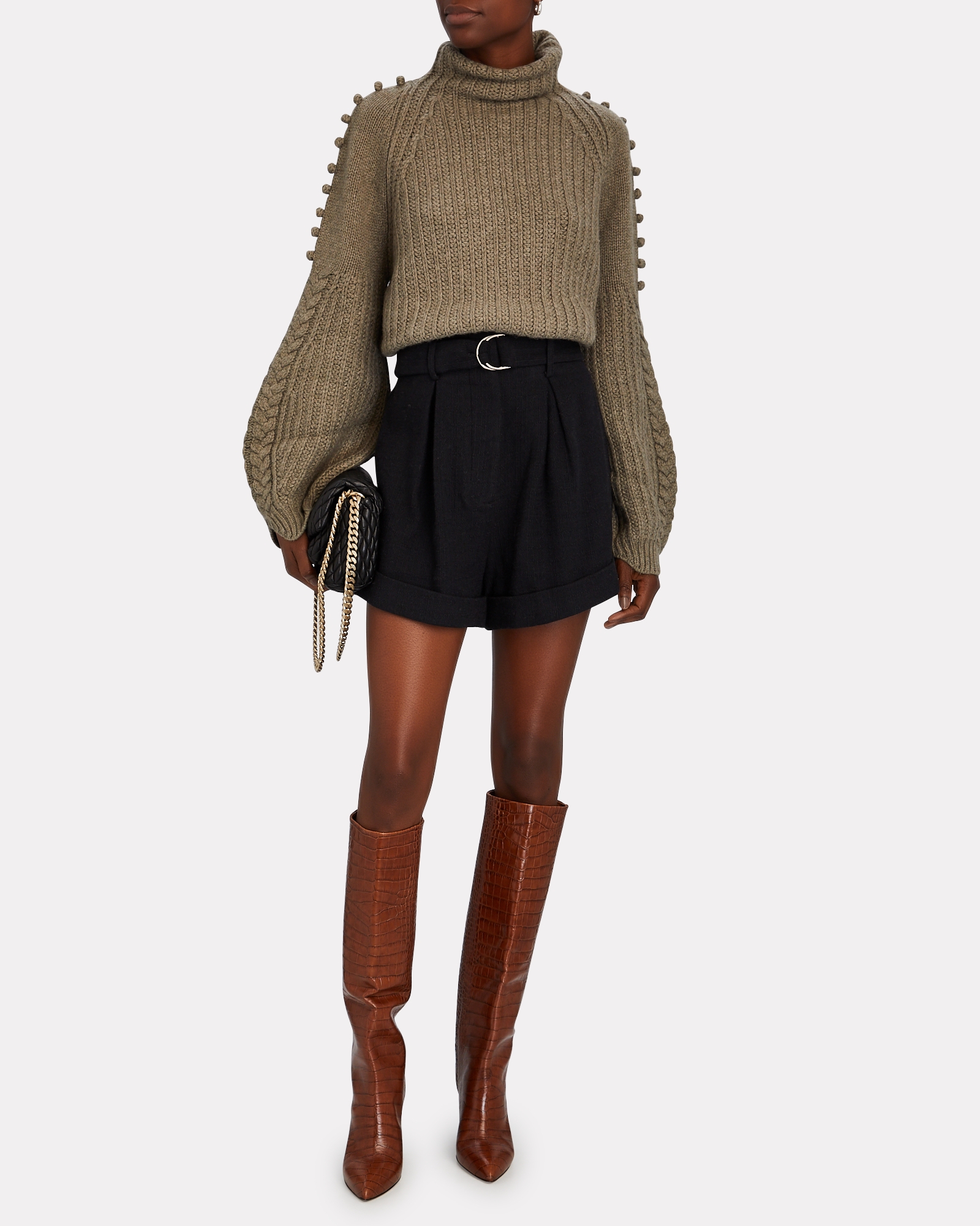 Joslin Gemma Wool-Blend Turtleneck Sweater | INTERMIX®