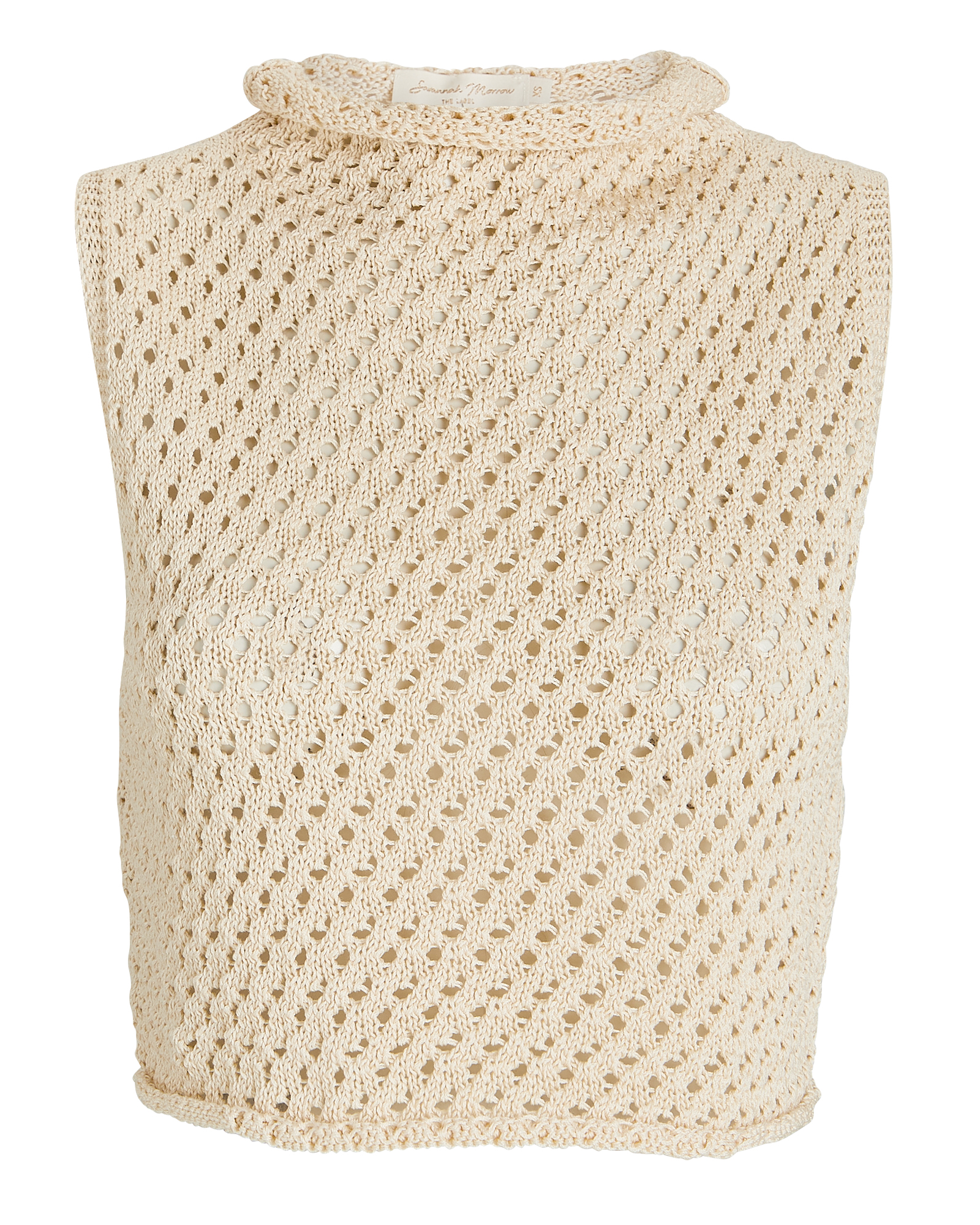 Savannah Morrow Ray Crocheted Knit Crop Top | INTERMIX®