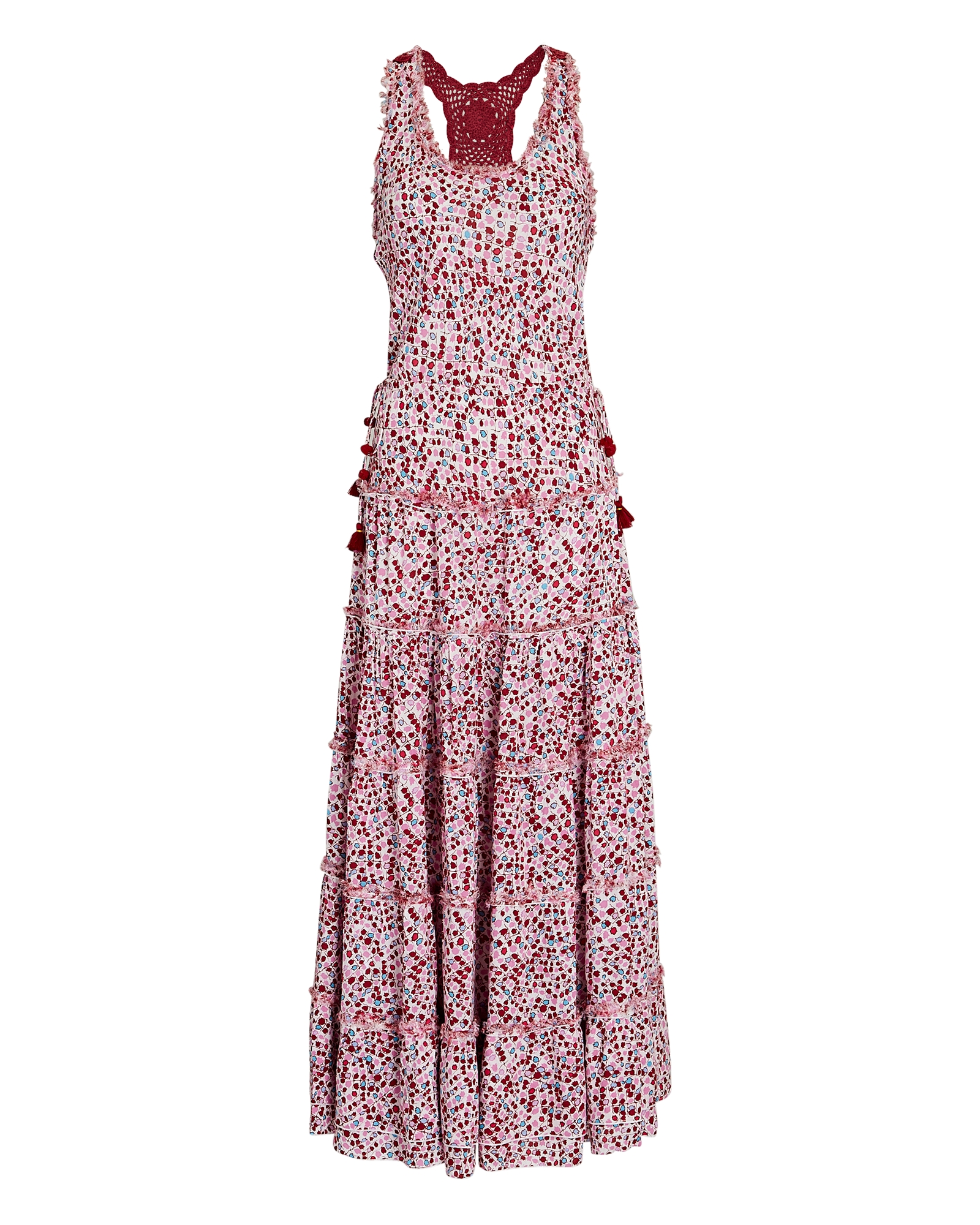 Poupette St Barth Katie Sleeveless Floral Midi Dress | INTERMIX®