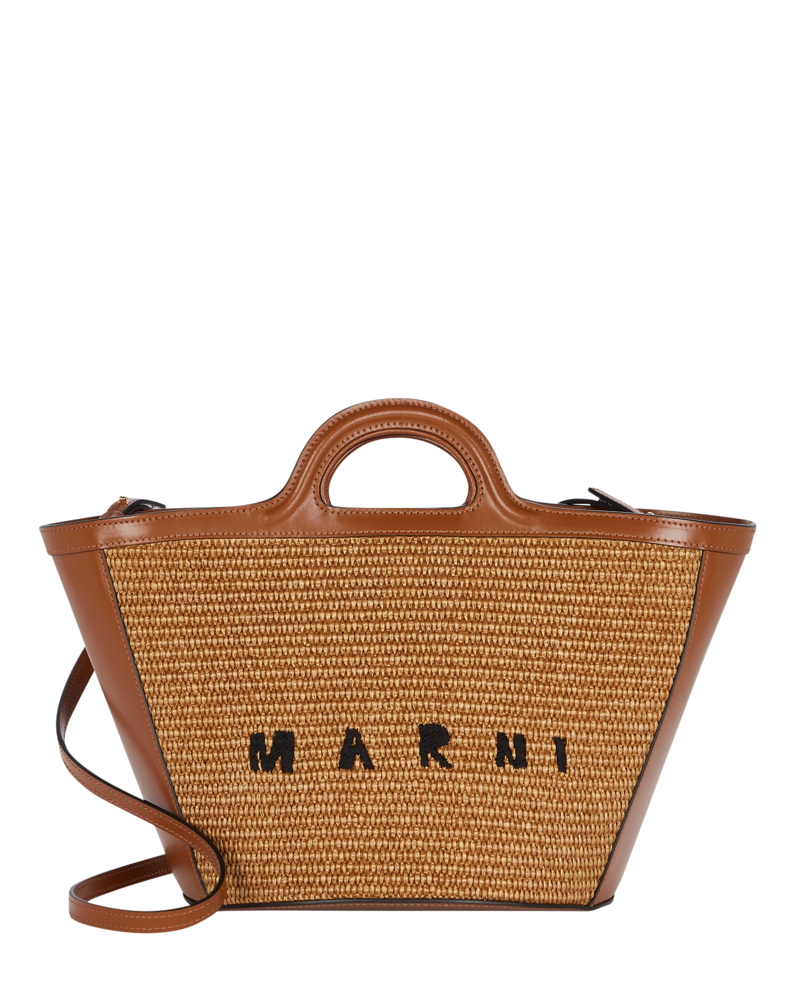 Marni Logo Raffia Tote Bag | INTERMIX®