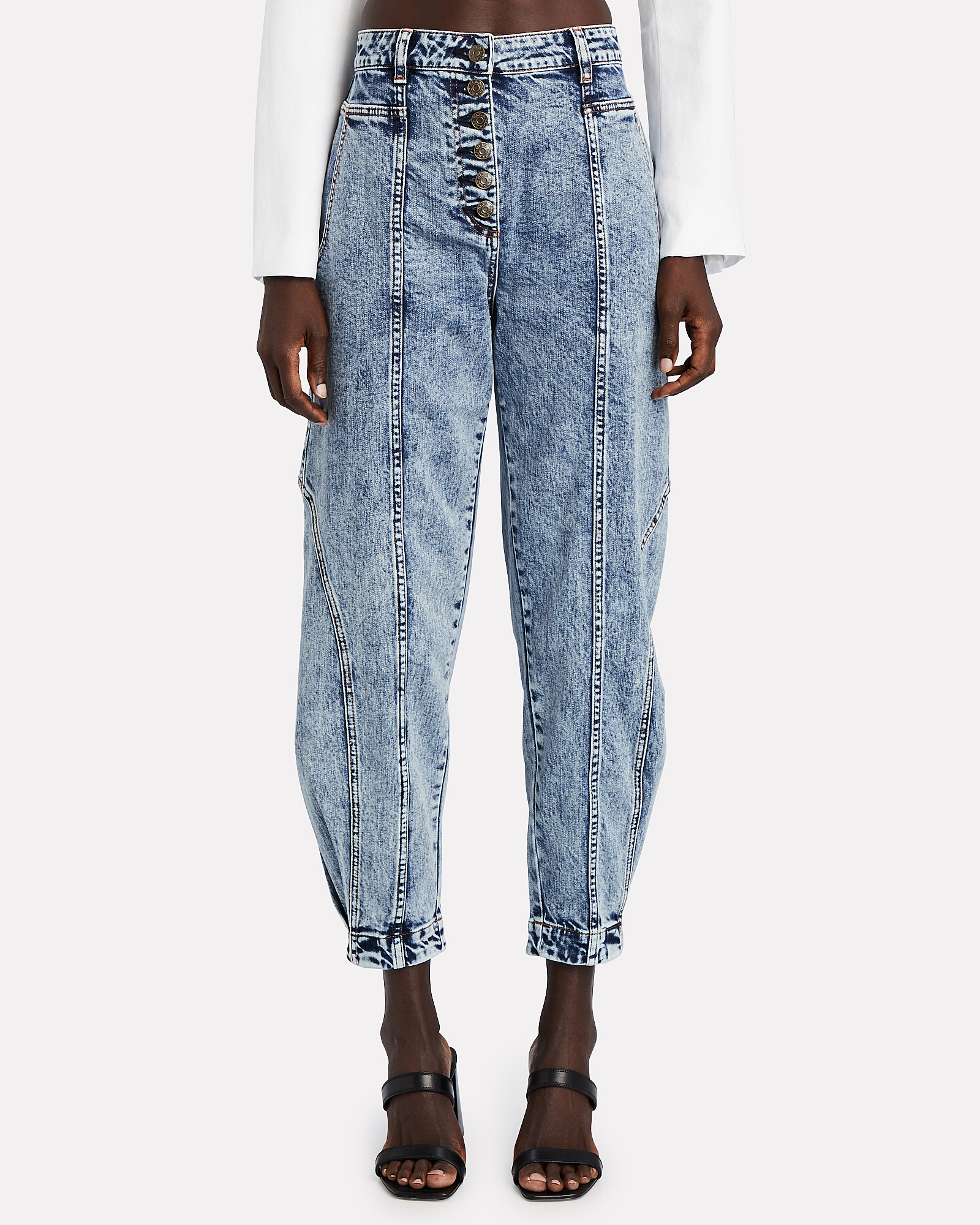 Ulla Johnson Brodie Cropped High-Rise Jeans | INTERMIX®