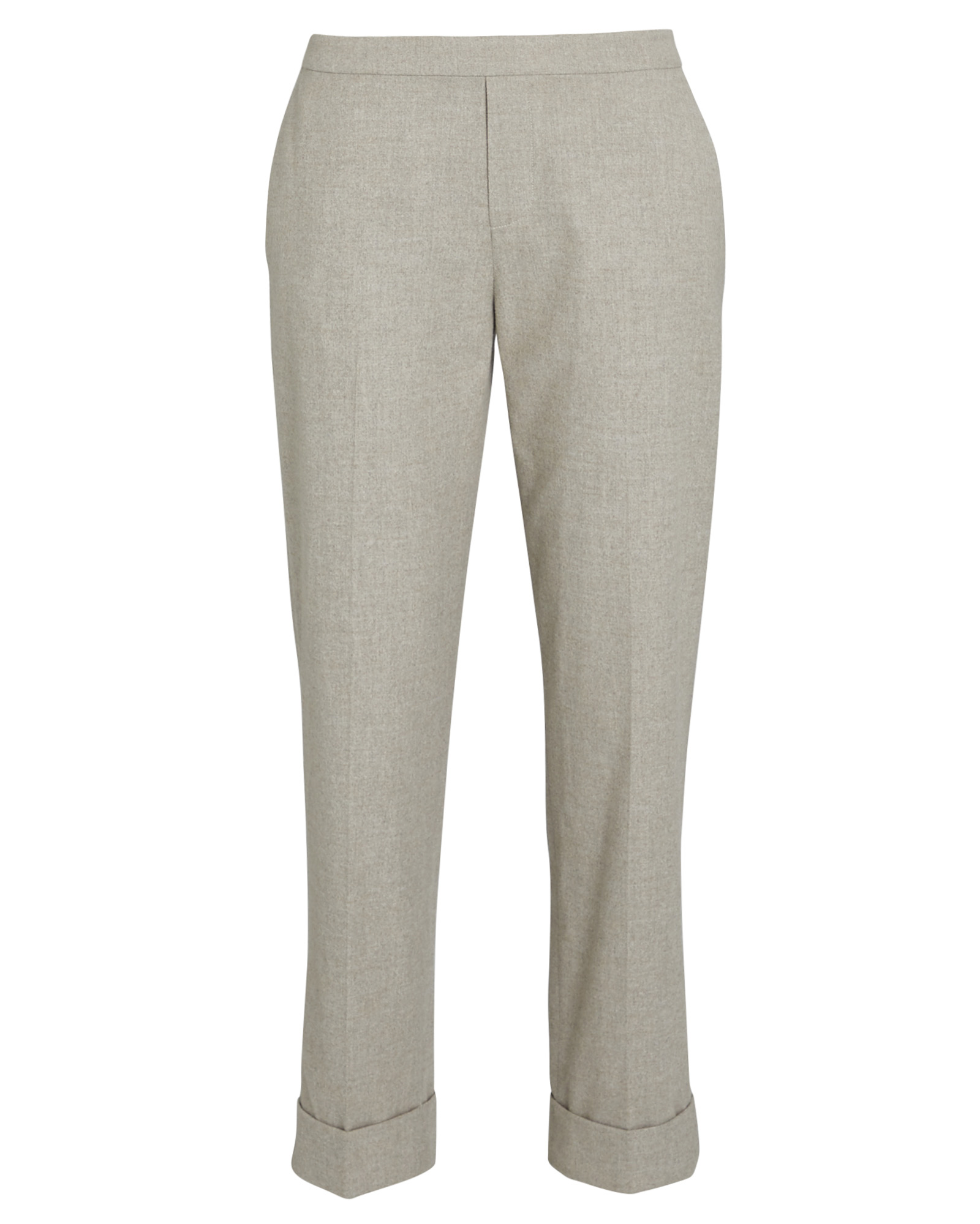 Brochu Walker Westport Cropped Straight-leg Pants In Grey | ModeSens