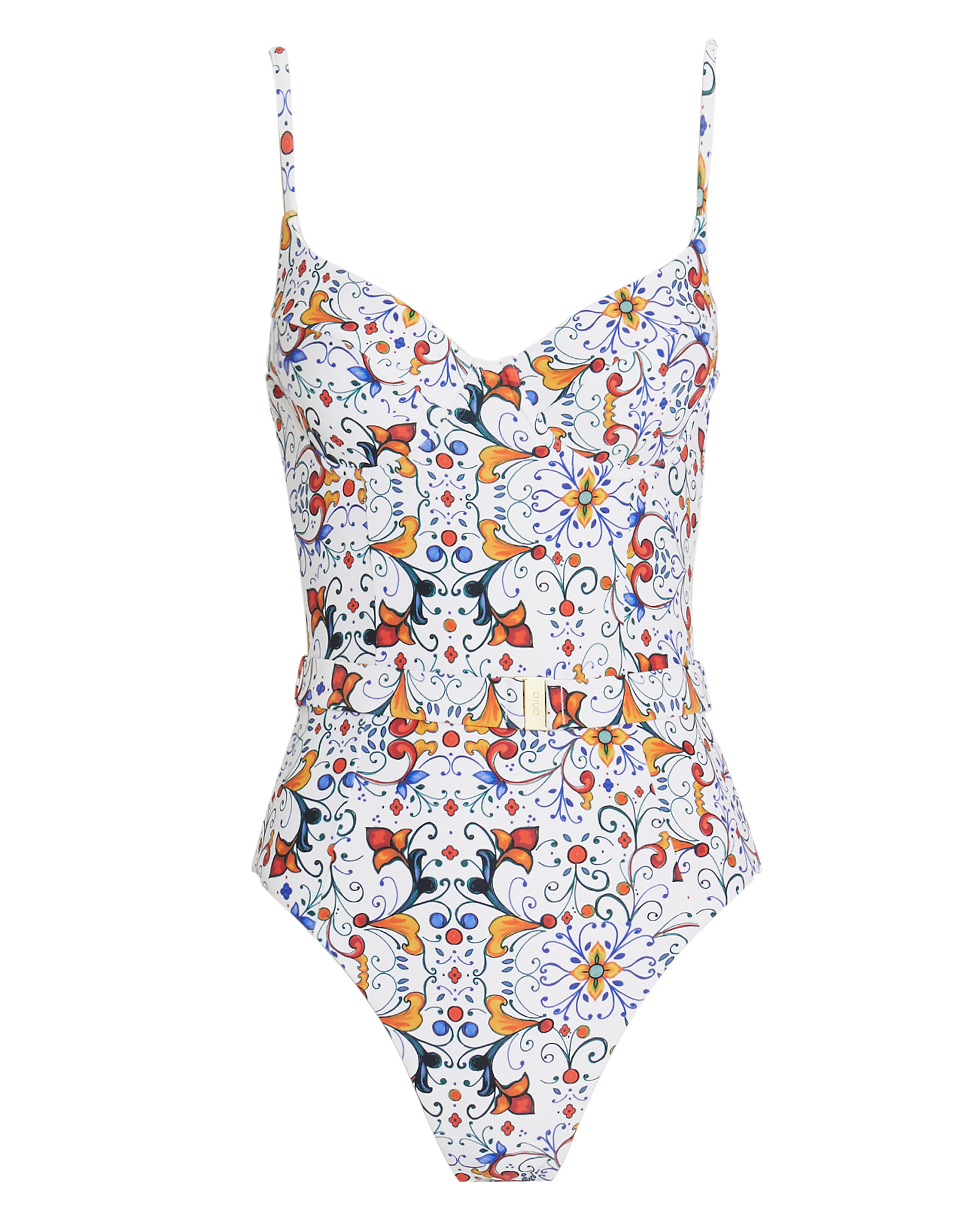 Danielle Belted One Piece Swimsuit | INTERMIX®