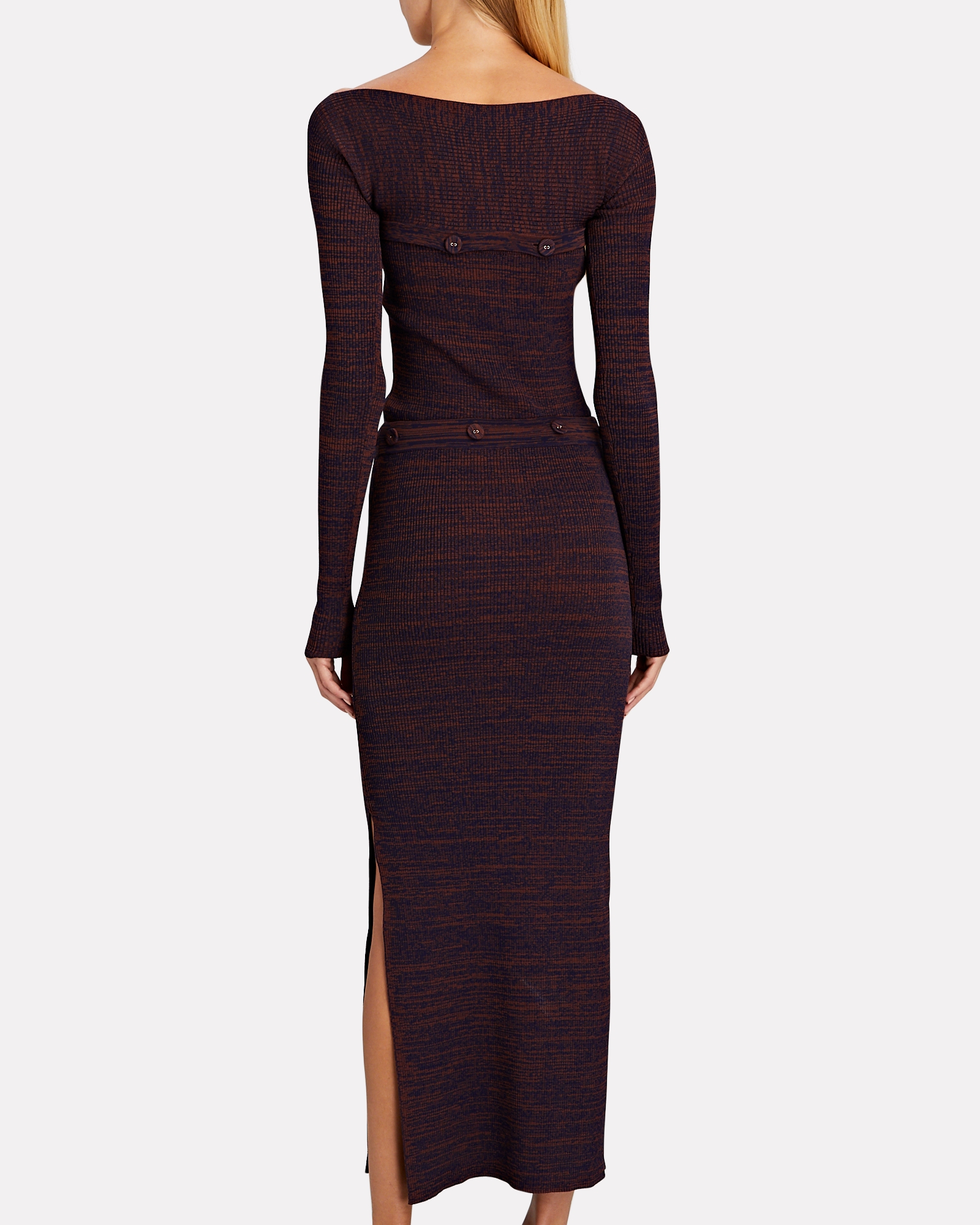 Christopher Esber Deconstruct Space Dyed Knit Midi Dress | INTERMIX®