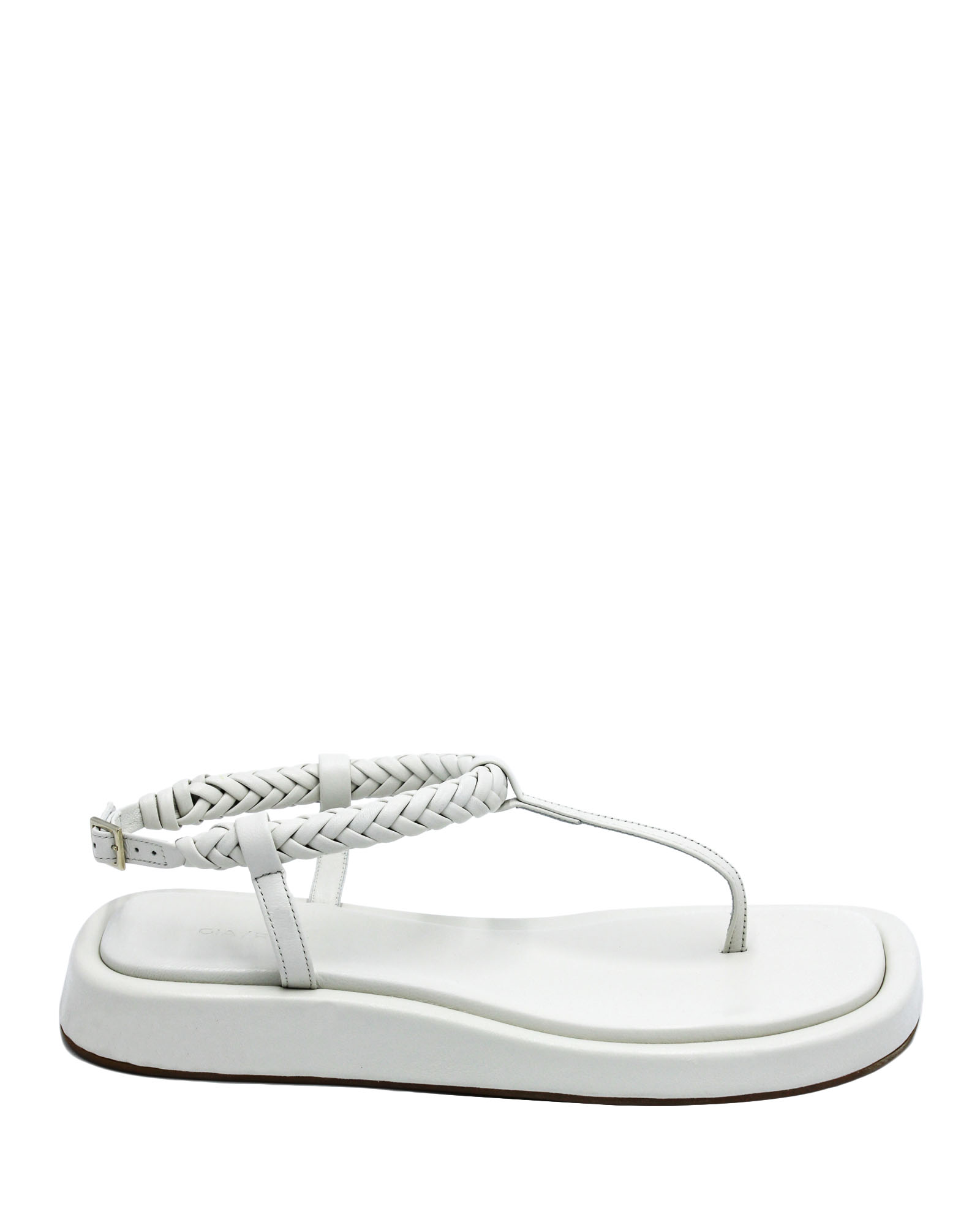 GIA Couture Rosie 3 Leather Thong Sandals | INTERMIX®