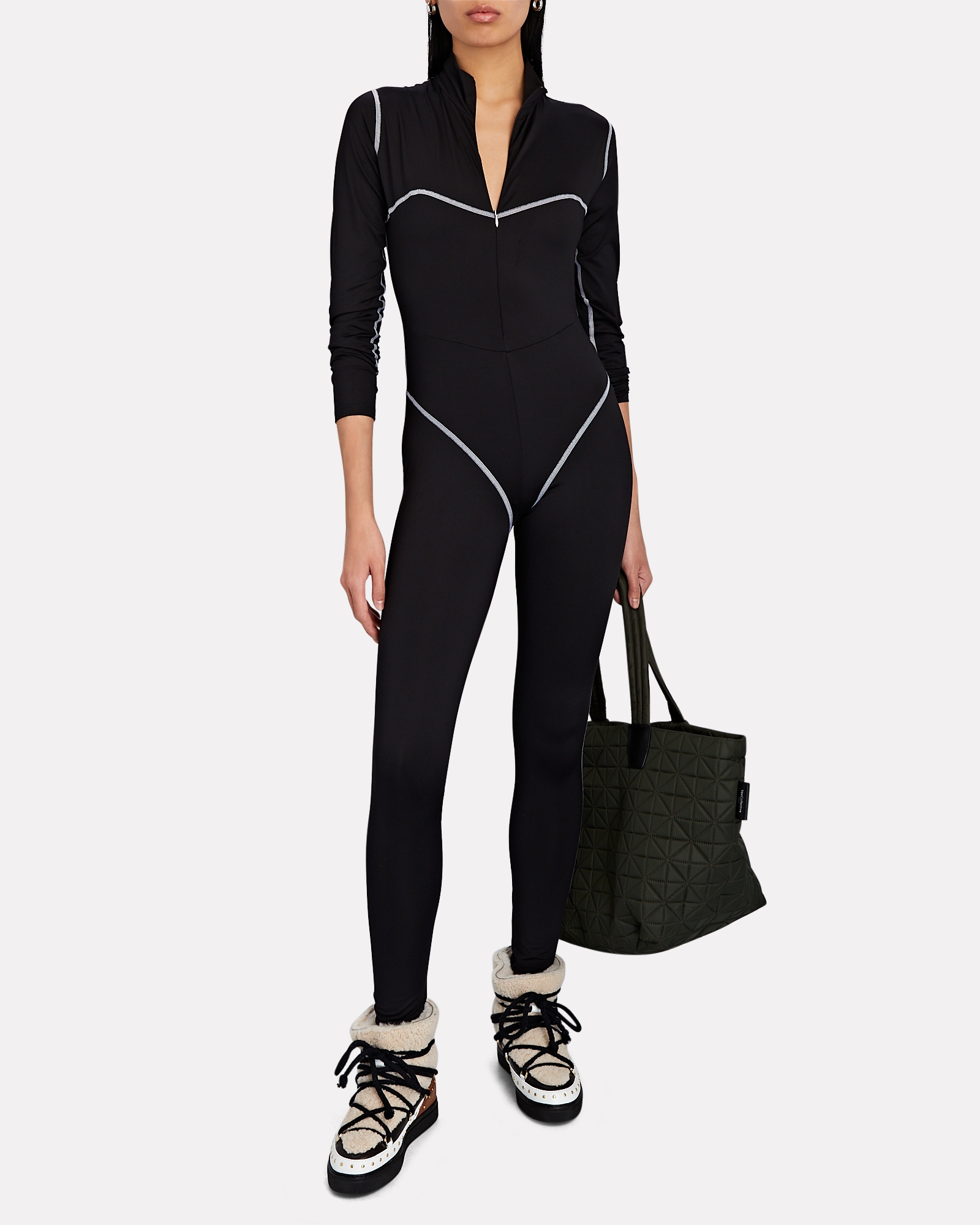 CORDOVA Dolomite Ski Suit in Black Womens Clothing Suits 