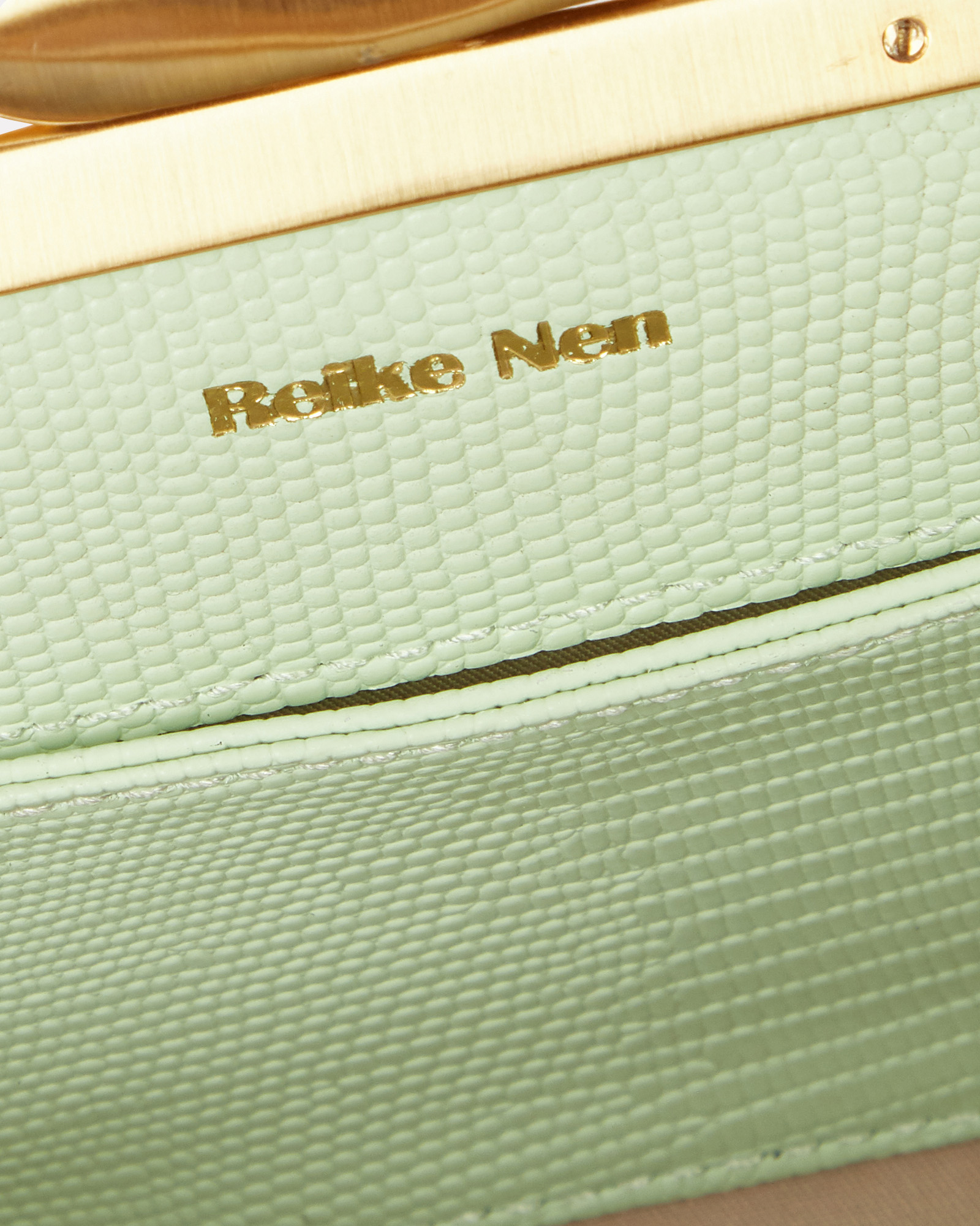 Reike Nen Pebble Lizard-Embossed Leather Bag | INTERMIX®