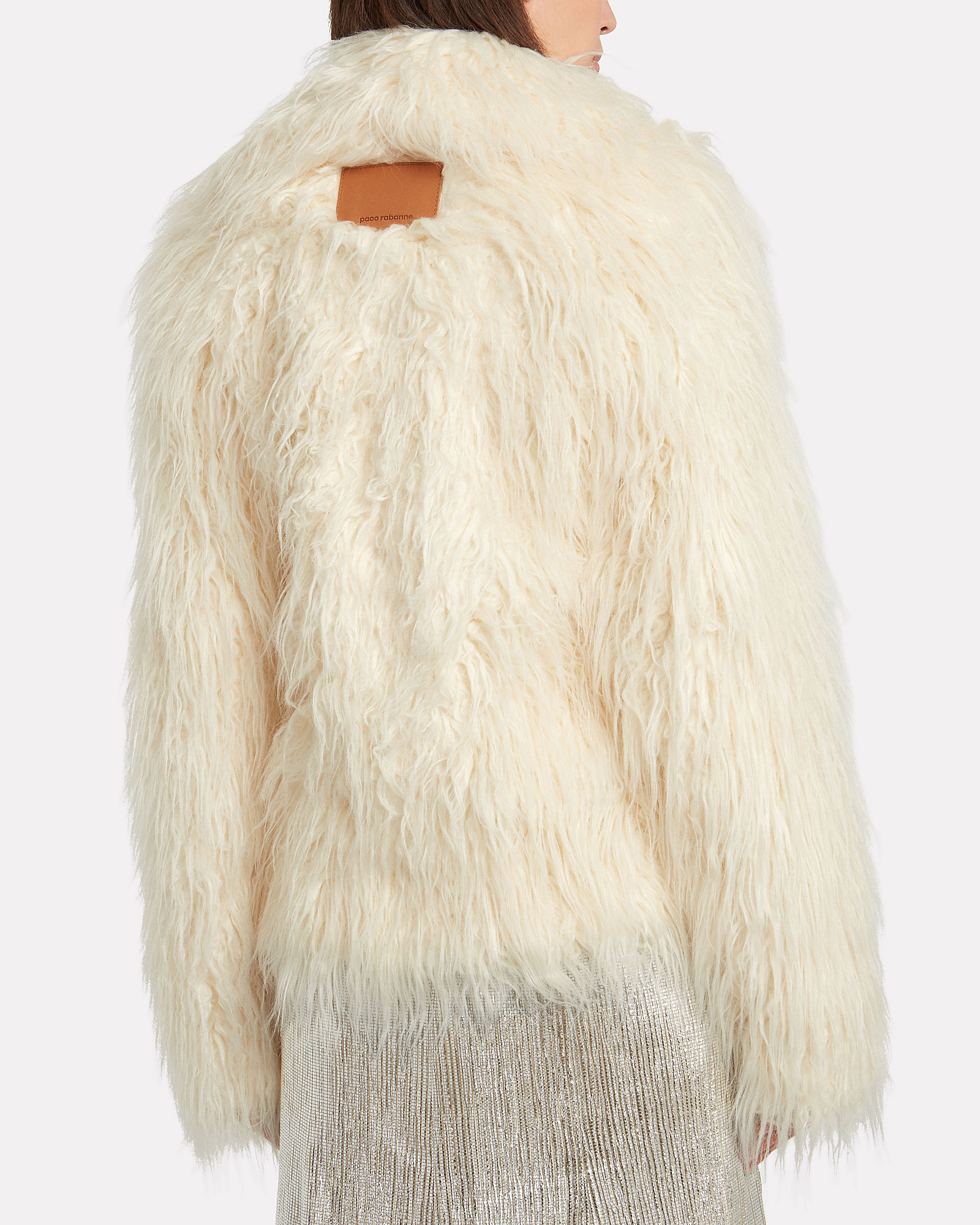 Paco Rabanne | Oversized Faux Fur Jacket | INTERMIX®