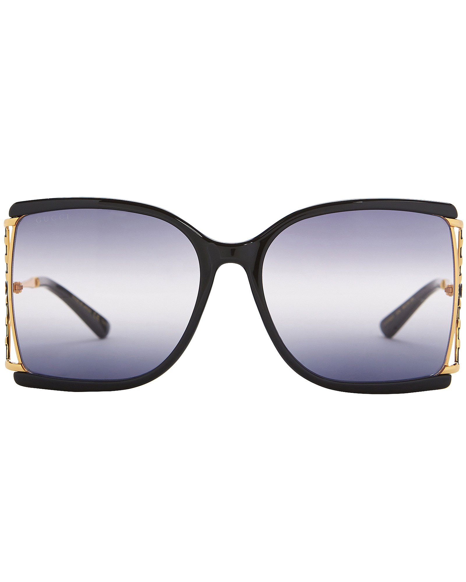 GUCCI OVERSIZED BUTTERFLY SUNGLASSES,060043504224