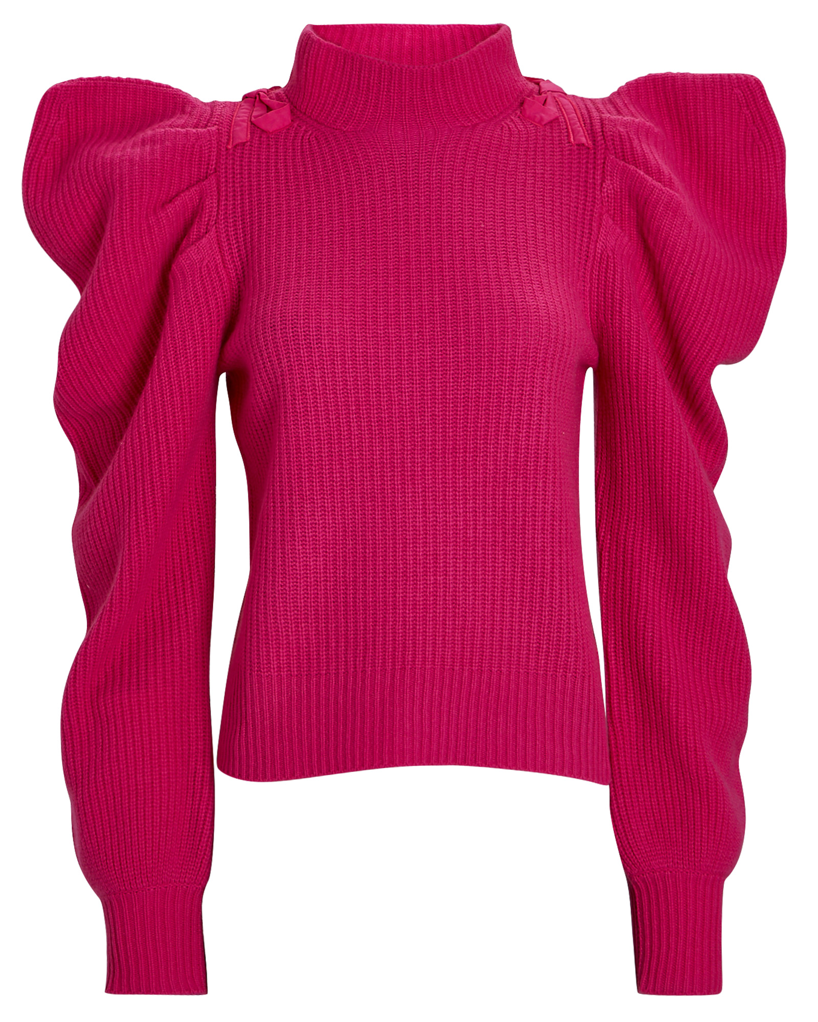 LoveShackFancy Potter Puff Sleeve Cashmere Sweater | INTERMIX®