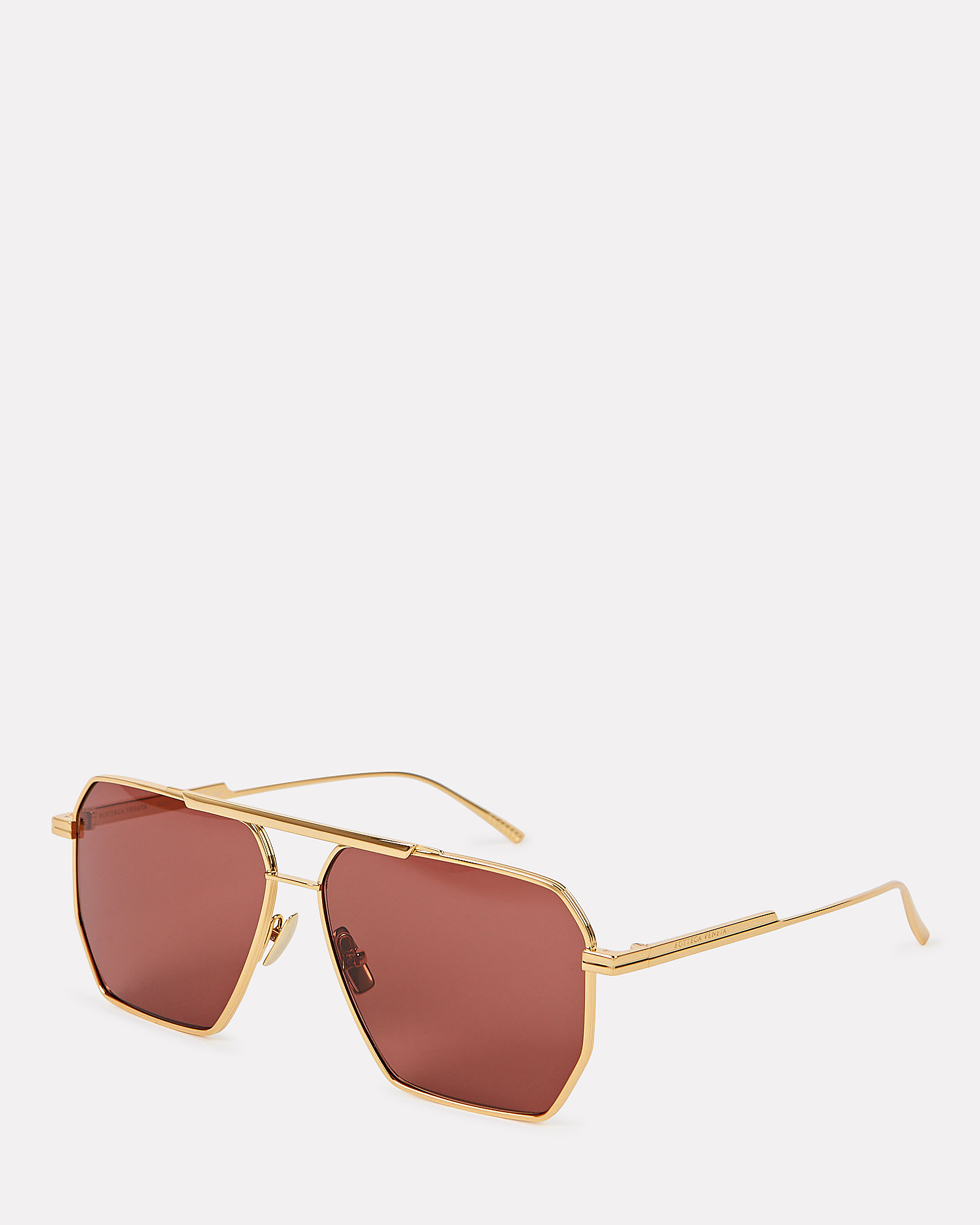 Bottega Veneta Oversized Pilot Sunglasses | INTERMIX®