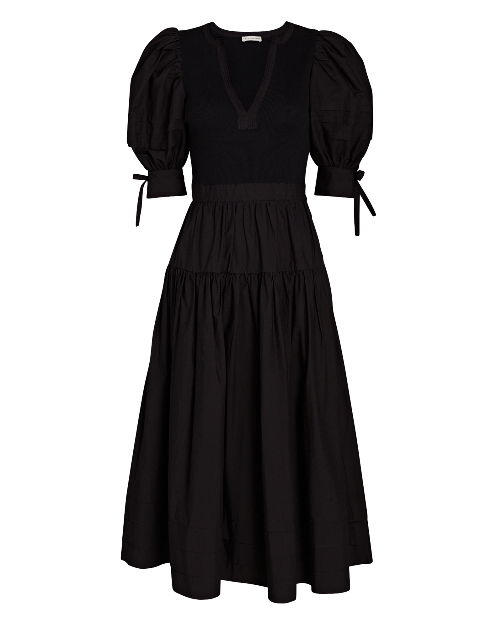Ulla Johnson Cintia Puff Sleeve Midi Dress | INTERMIX®