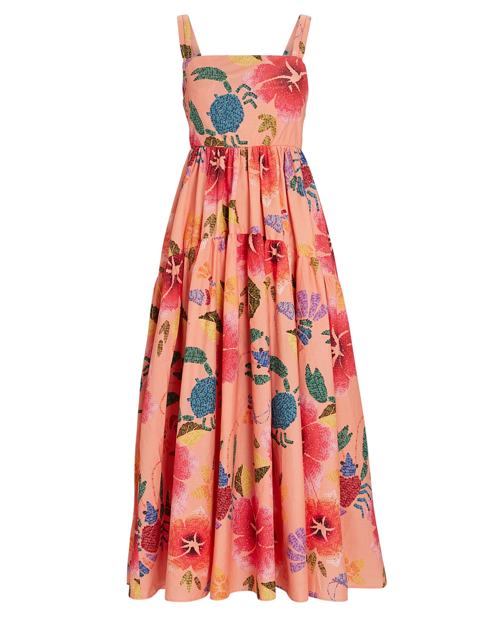 Farm Rio Floral Sea Midi Dress | INTERMIX®