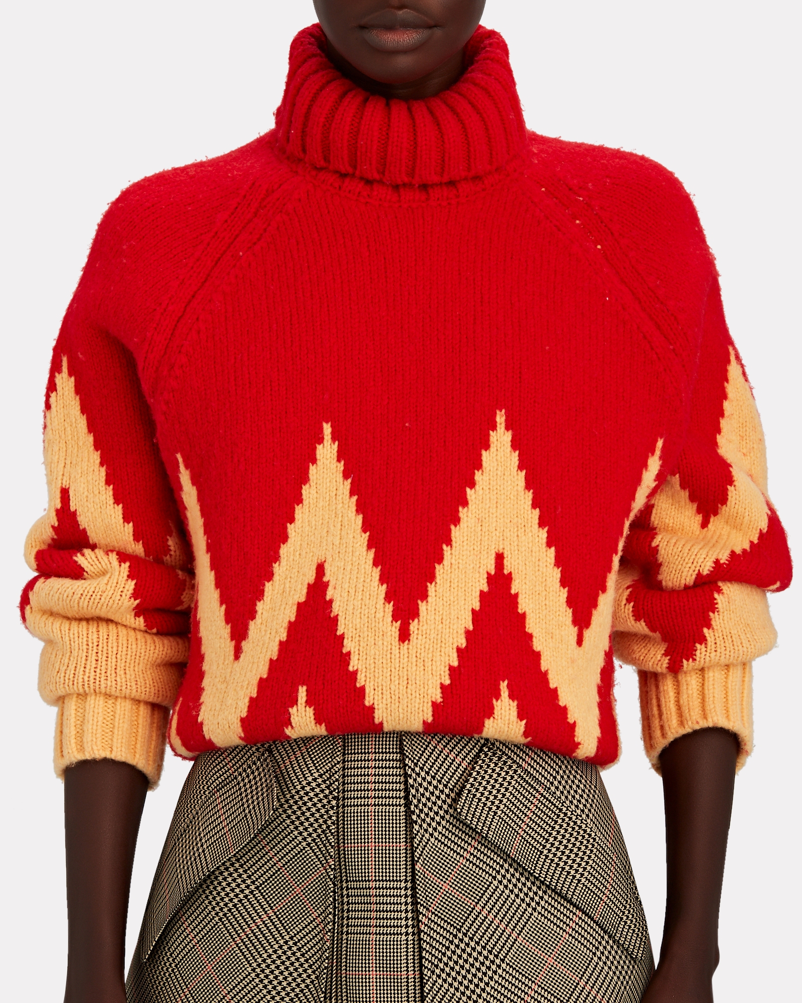 Aknvas Turner Intarsia Turtleneck Sweater | INTERMIX®