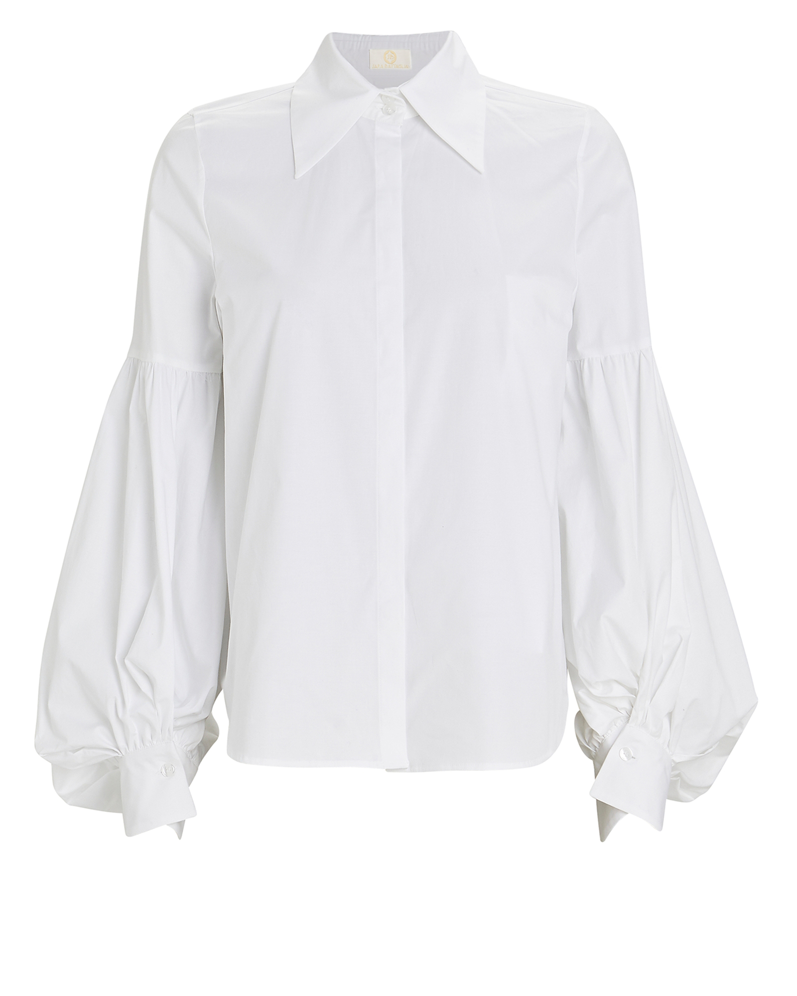Sara Battaglia Blouson Sleeve Button-Down Shirt | INTERMIX®
