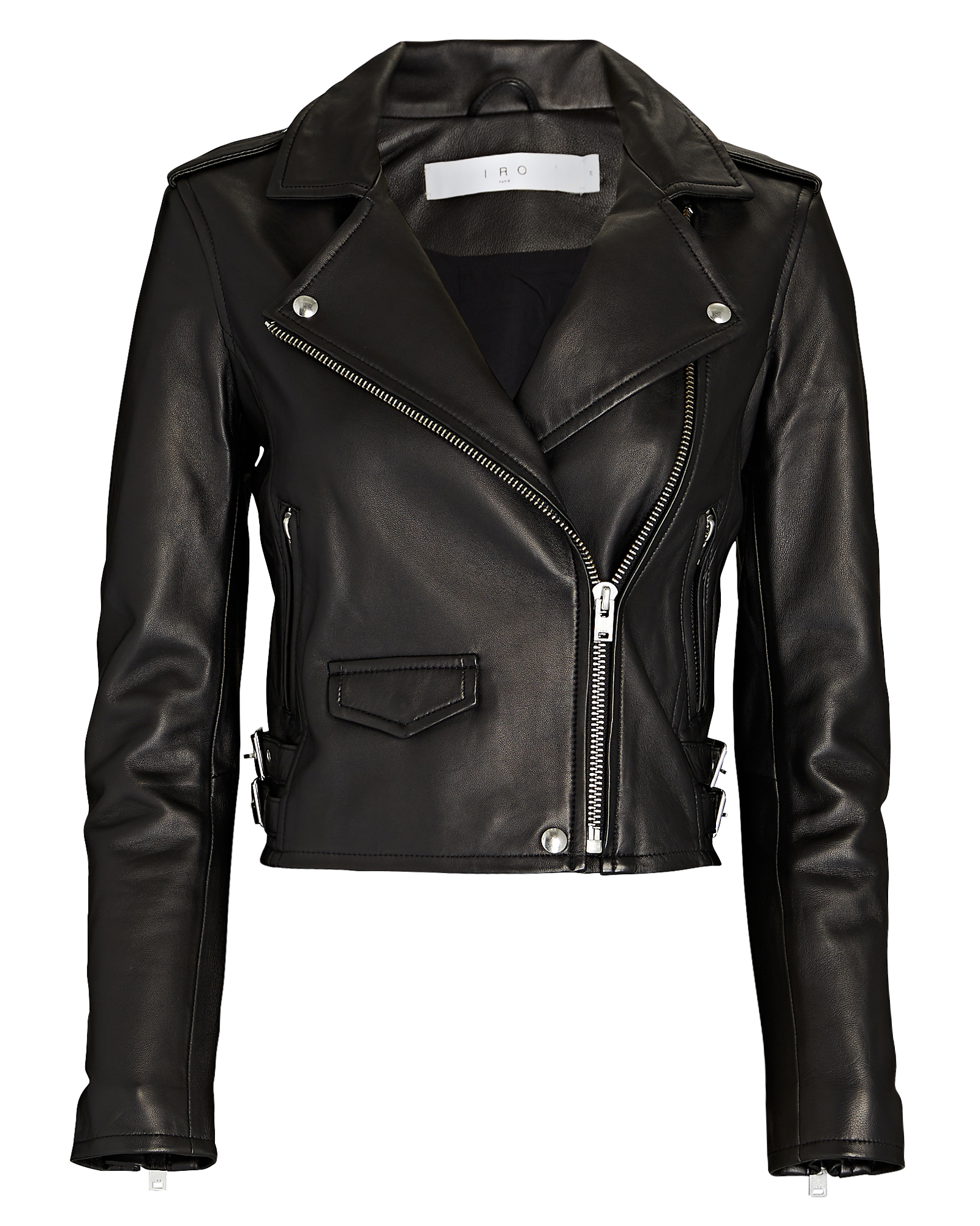 IRO Ashville Leather Jacket, Black 38