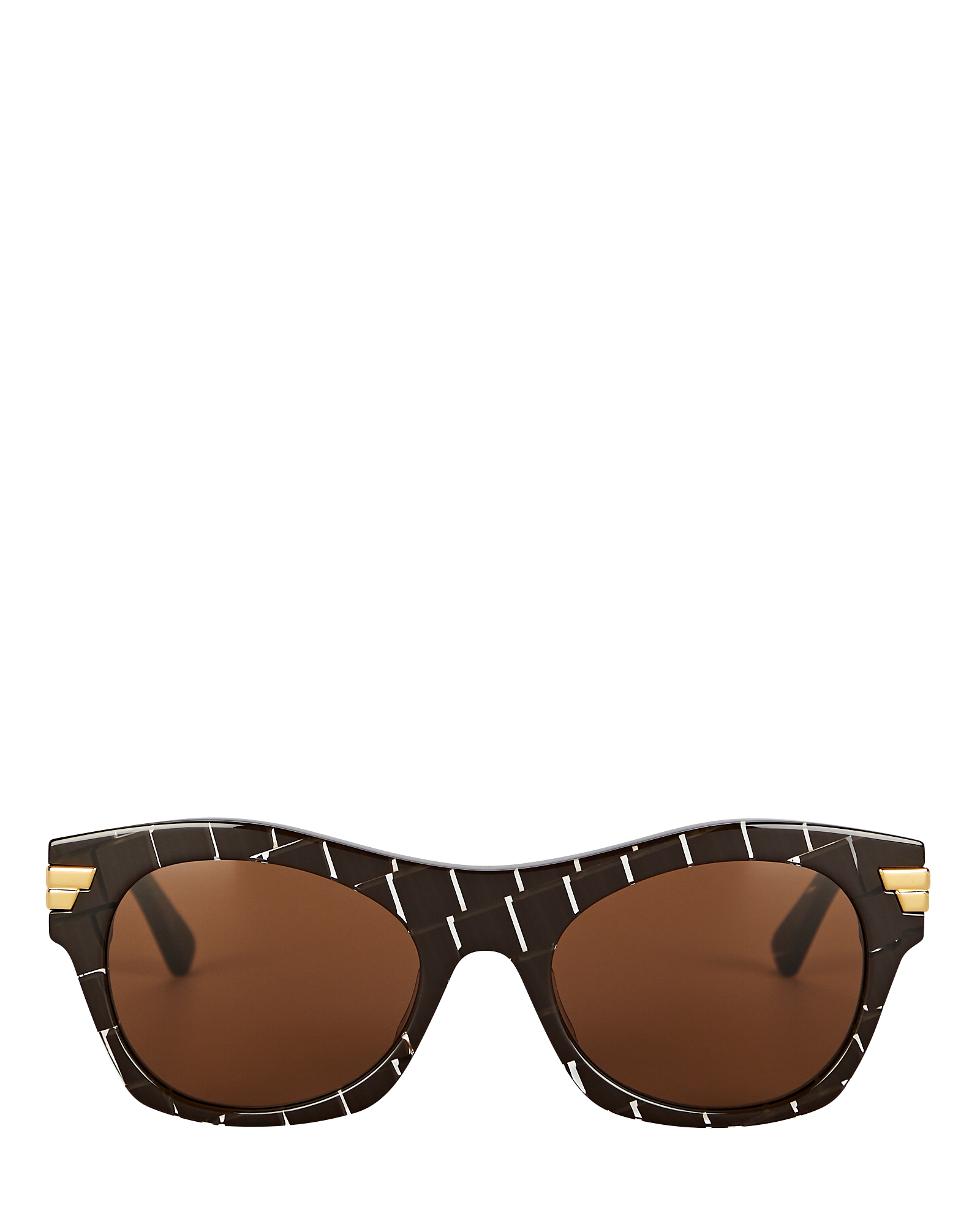 Bottega Veneta Intreccio Cat Eye Sunglasses | INTERMIX®