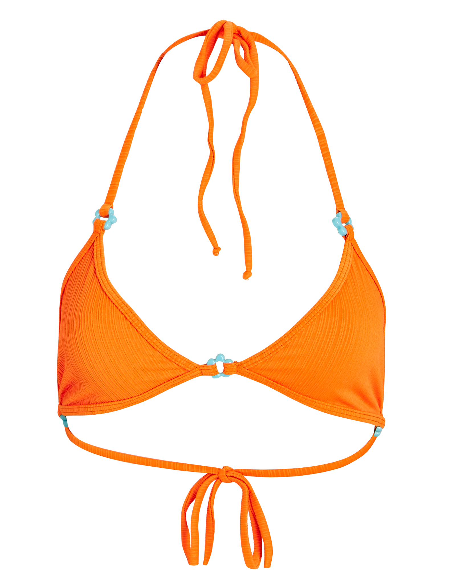Frankies Bikinis Ivy Plissé Triangle Bikini Top | INTERMIX®
