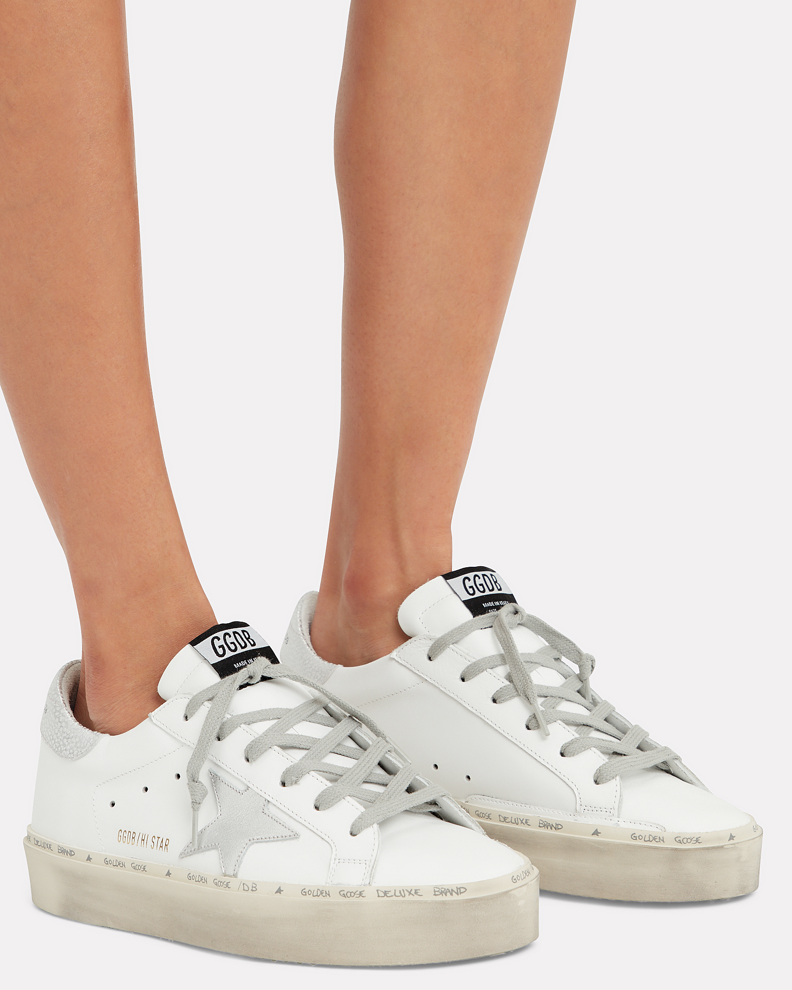 Hi Star White Leather Sneakers | INTERMIX®