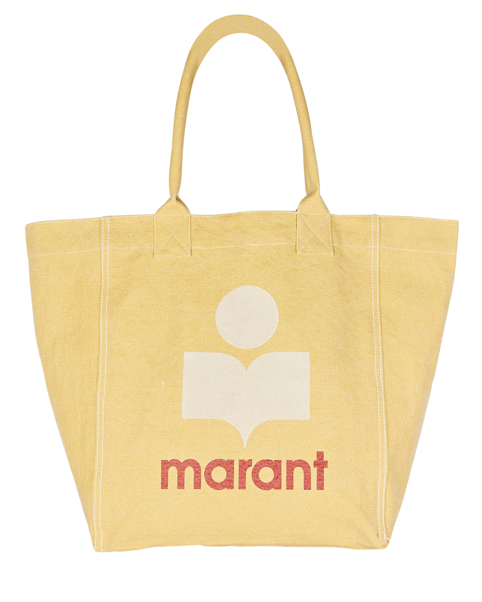 Isabel Marant Yenky Logo Tote Bag In Yellow | INTERMIX®