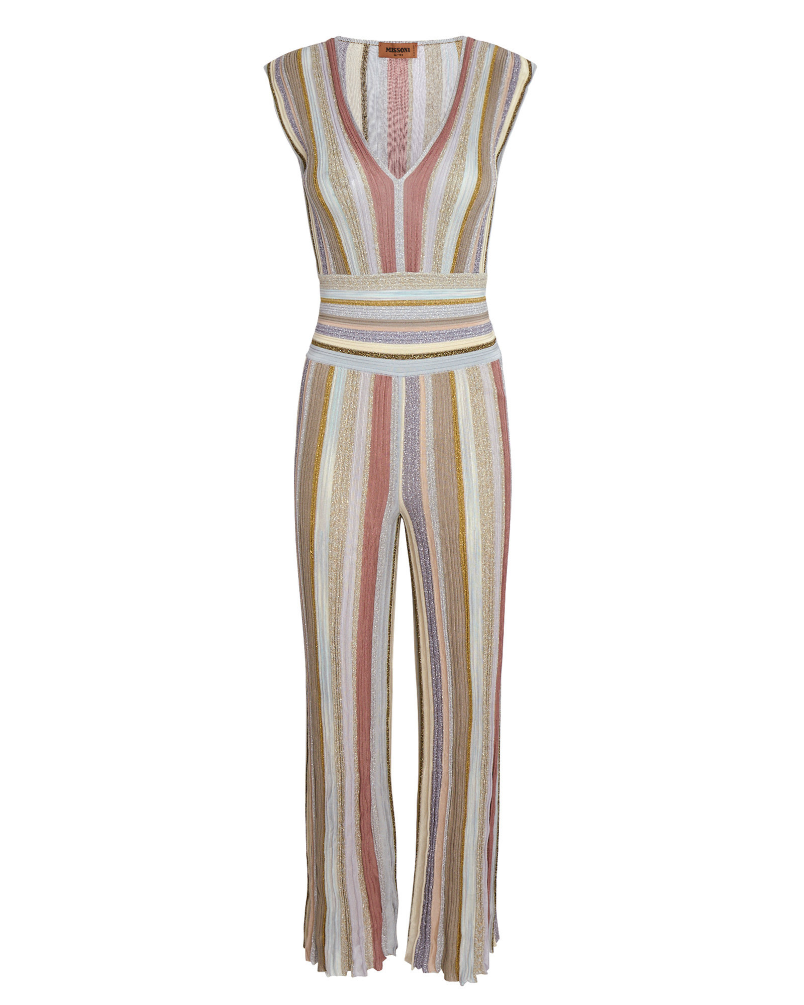 Missoni Striped Sleeveless Knit Jumpsuit | INTERMIX®
