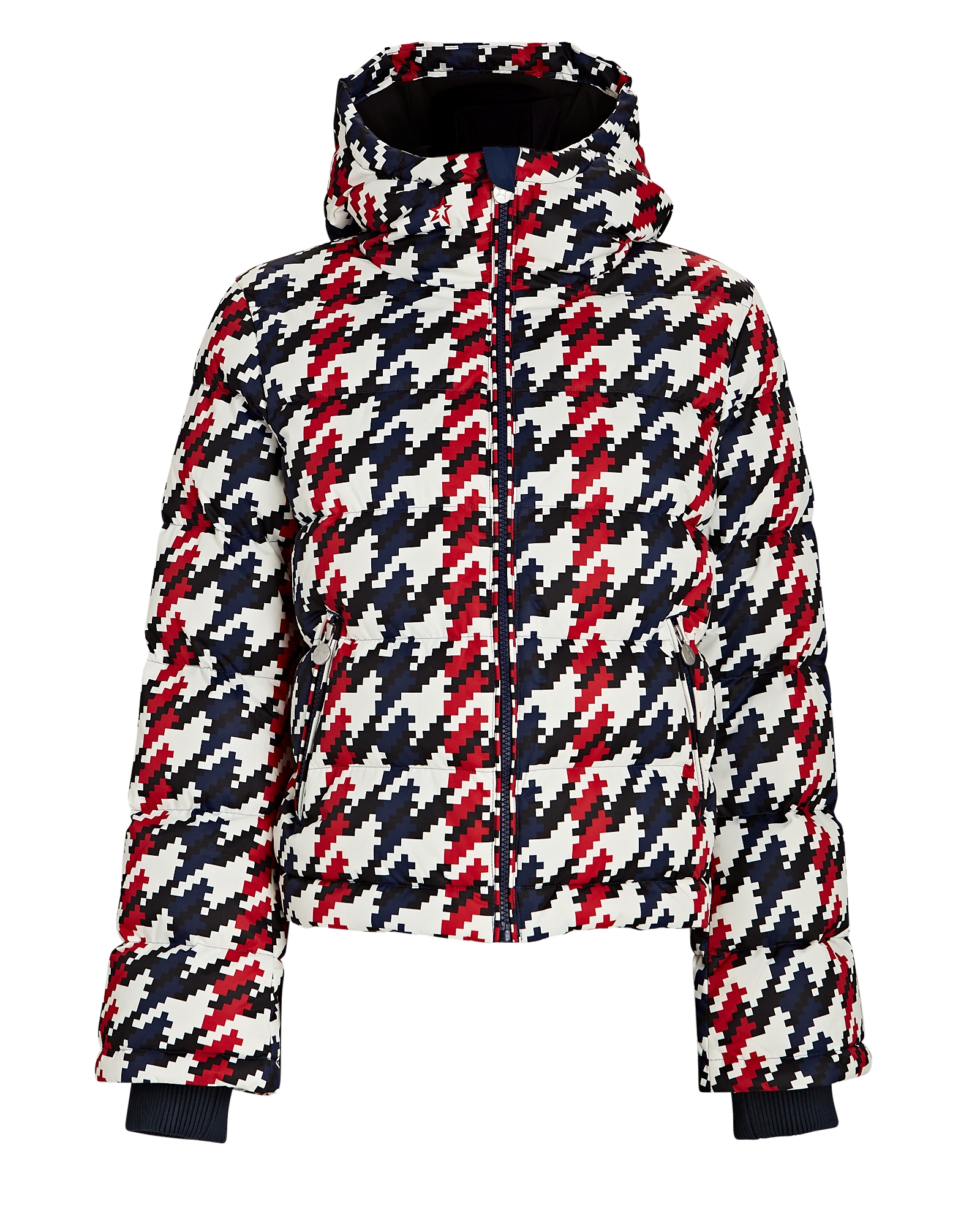 Perfect Moment Polar Flare Houndstooth Puffer Jacket | INTERMIX®