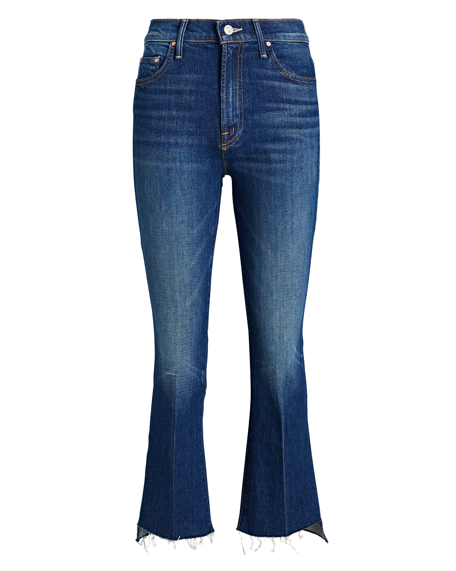MOTHER THE INSIDER CROP BOOTCUT JEANS