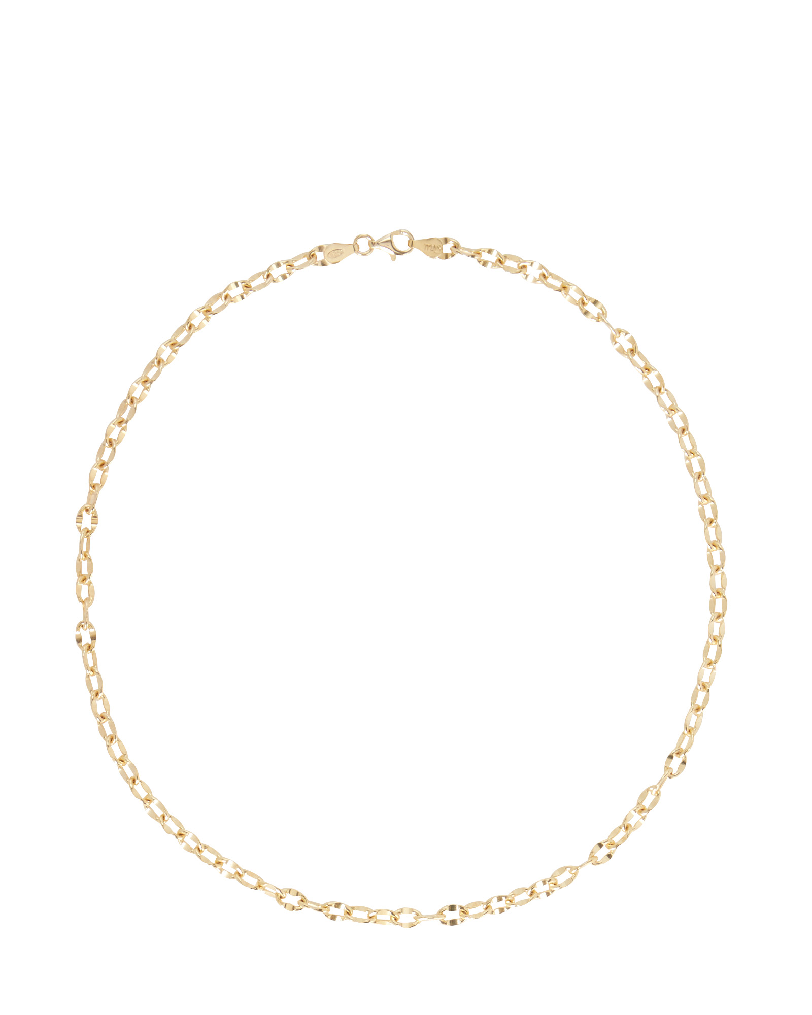 Argento Vivo Wavy Link Chain Necklace In Gold