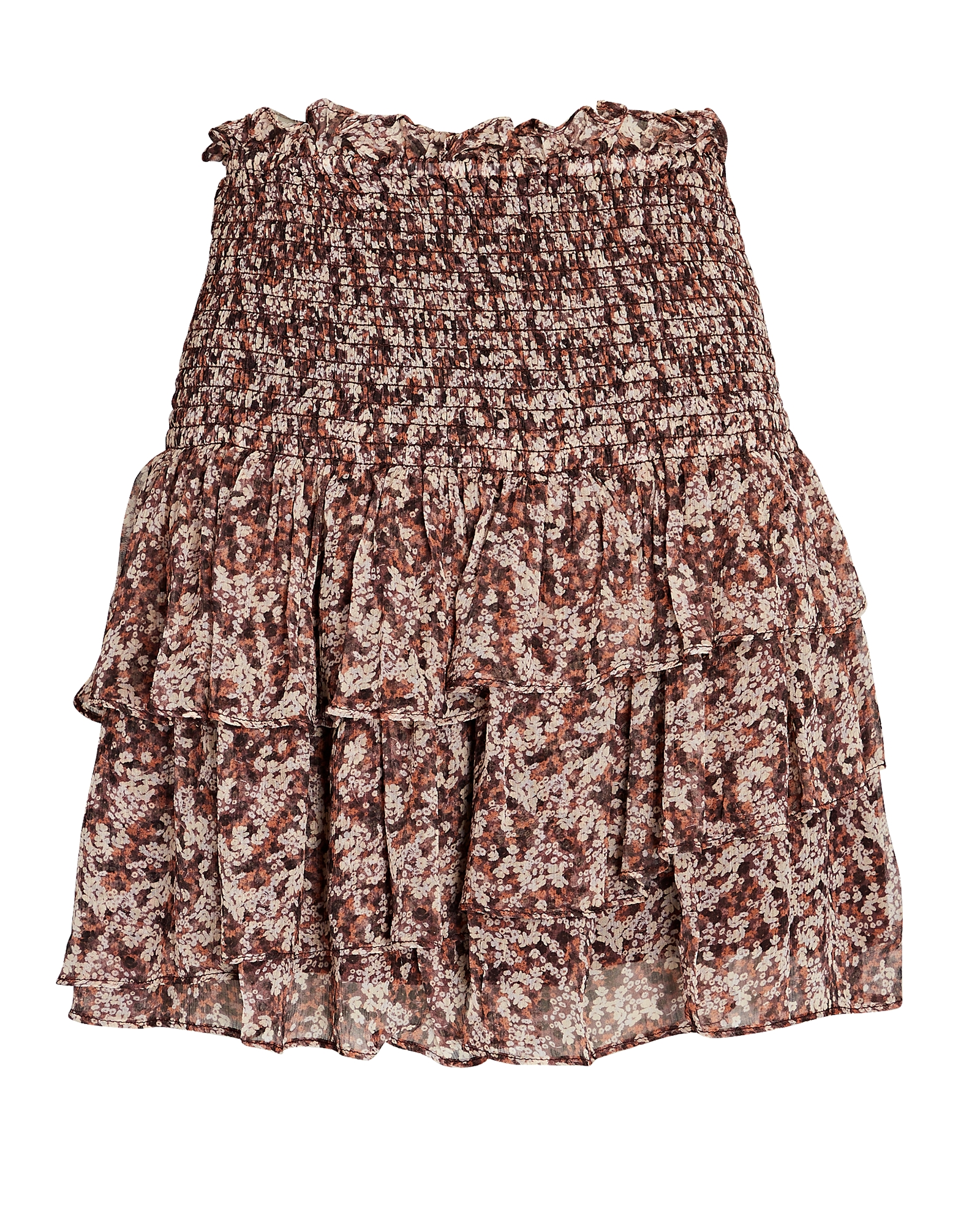 Shona Joy Blossom Smocked Floral Mini Skirt | INTERMIX®