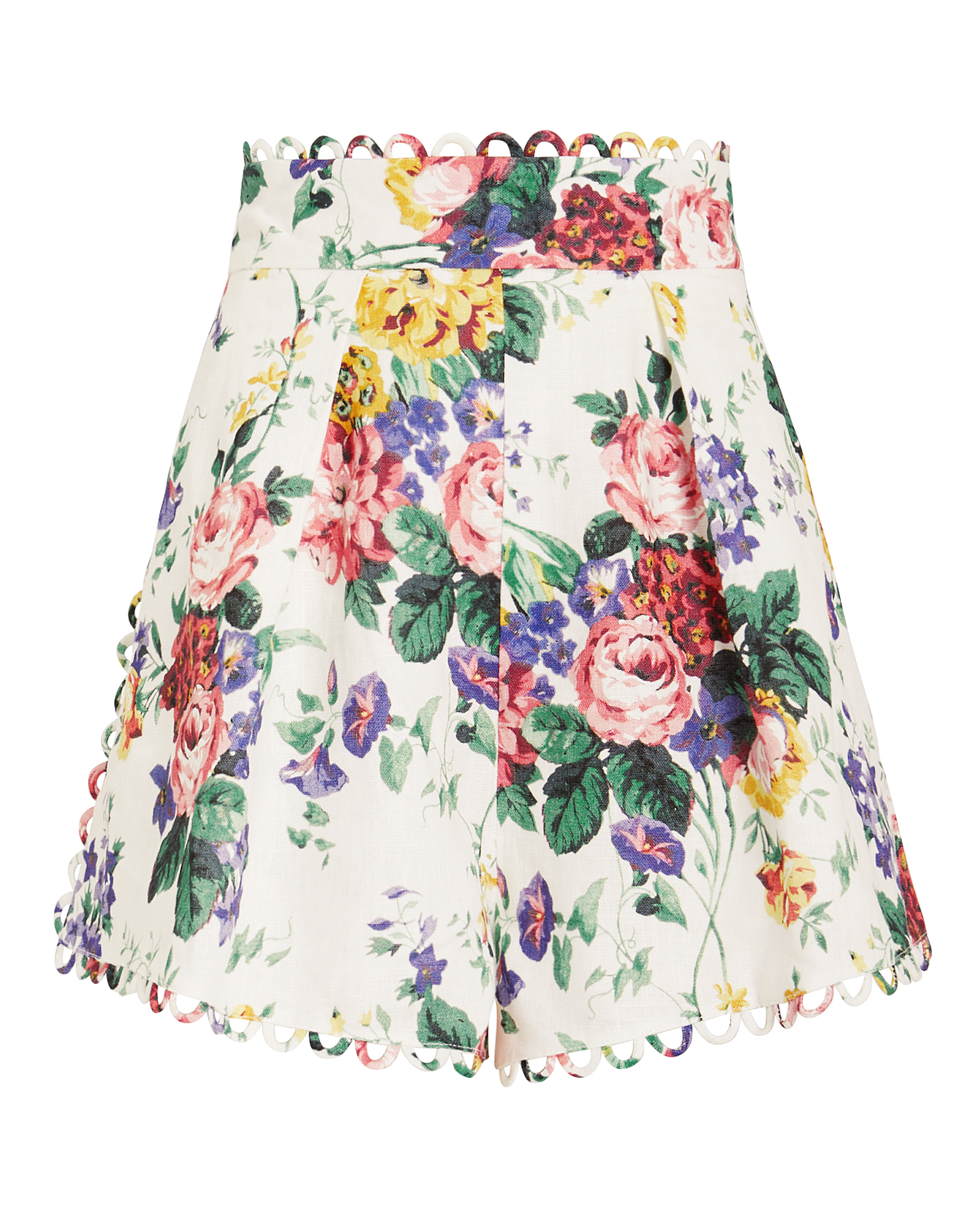 Allia Floral Linen Shorts | INTERMIX®