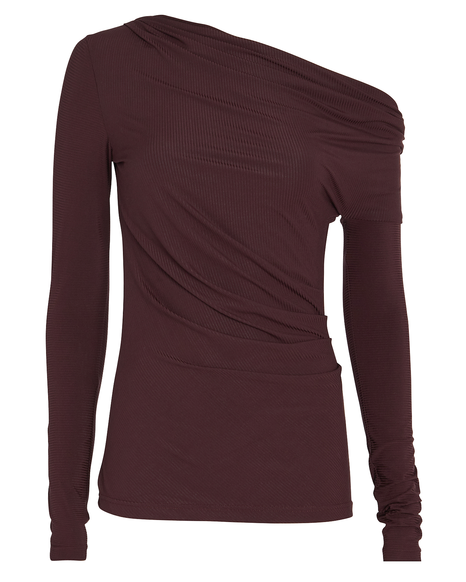 Acler | One-Shoulder Rib Knit Top | INTERMIX®